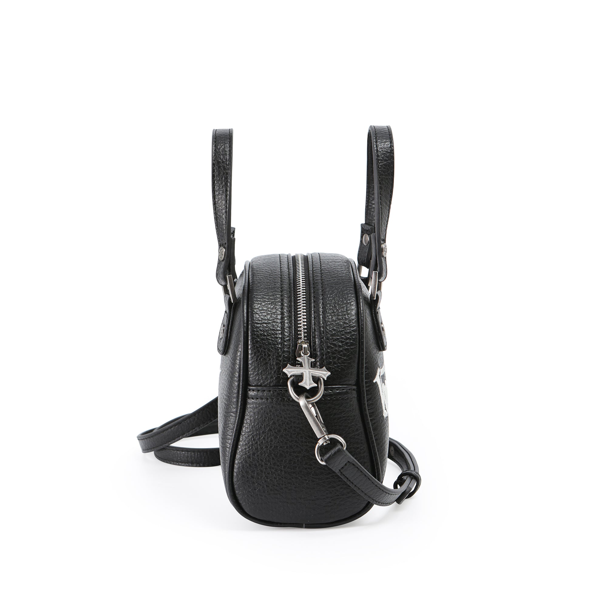Von Dutch Chopper Cross Bowling Bag - Black & White - Image 4