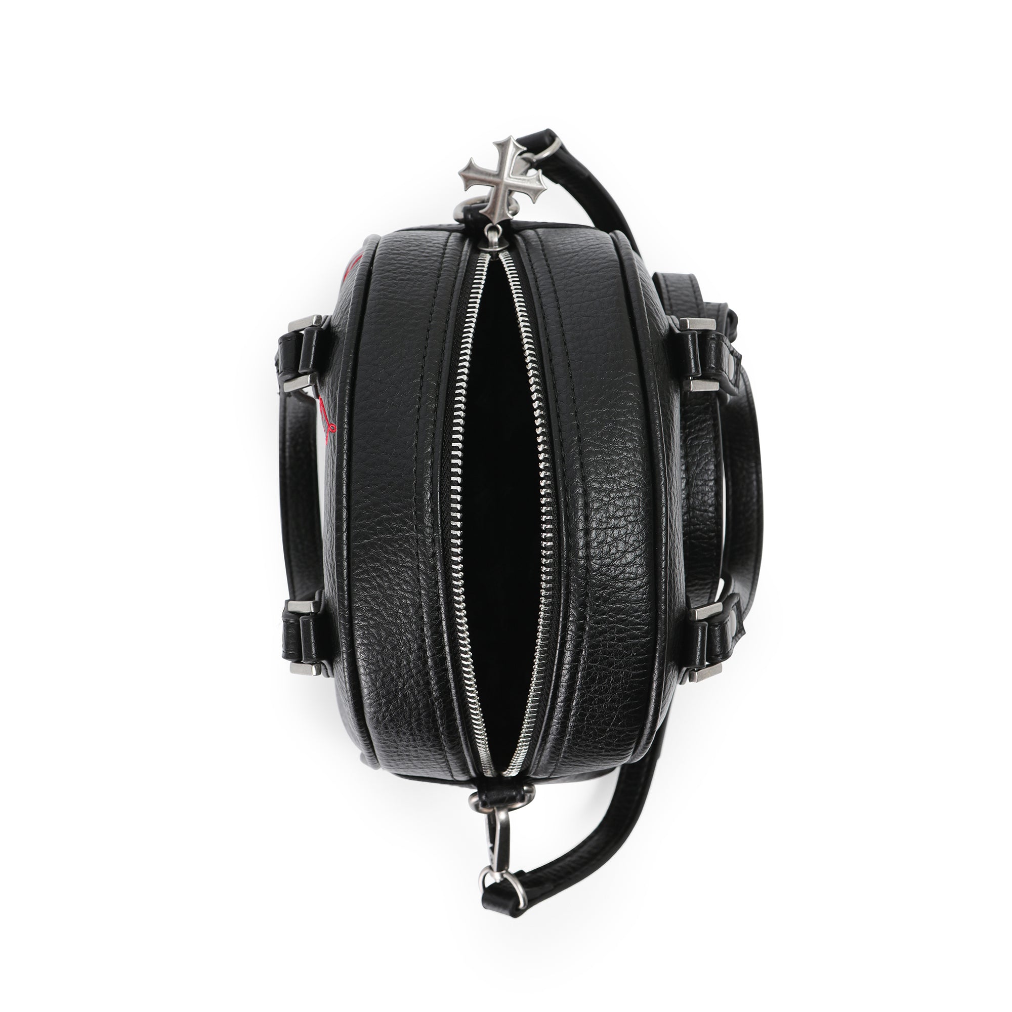 Von Dutch Chopper Cross Bowling Bag - Black & Red - Image 5