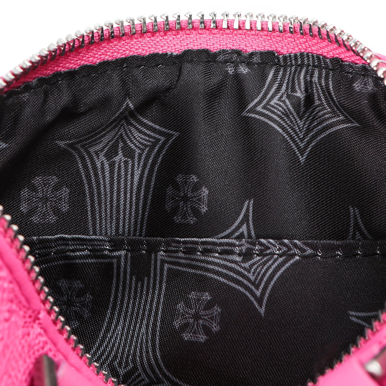 Von Dutch Embroidered Chopper Hanna Bag - Hot Pink - Image 5
