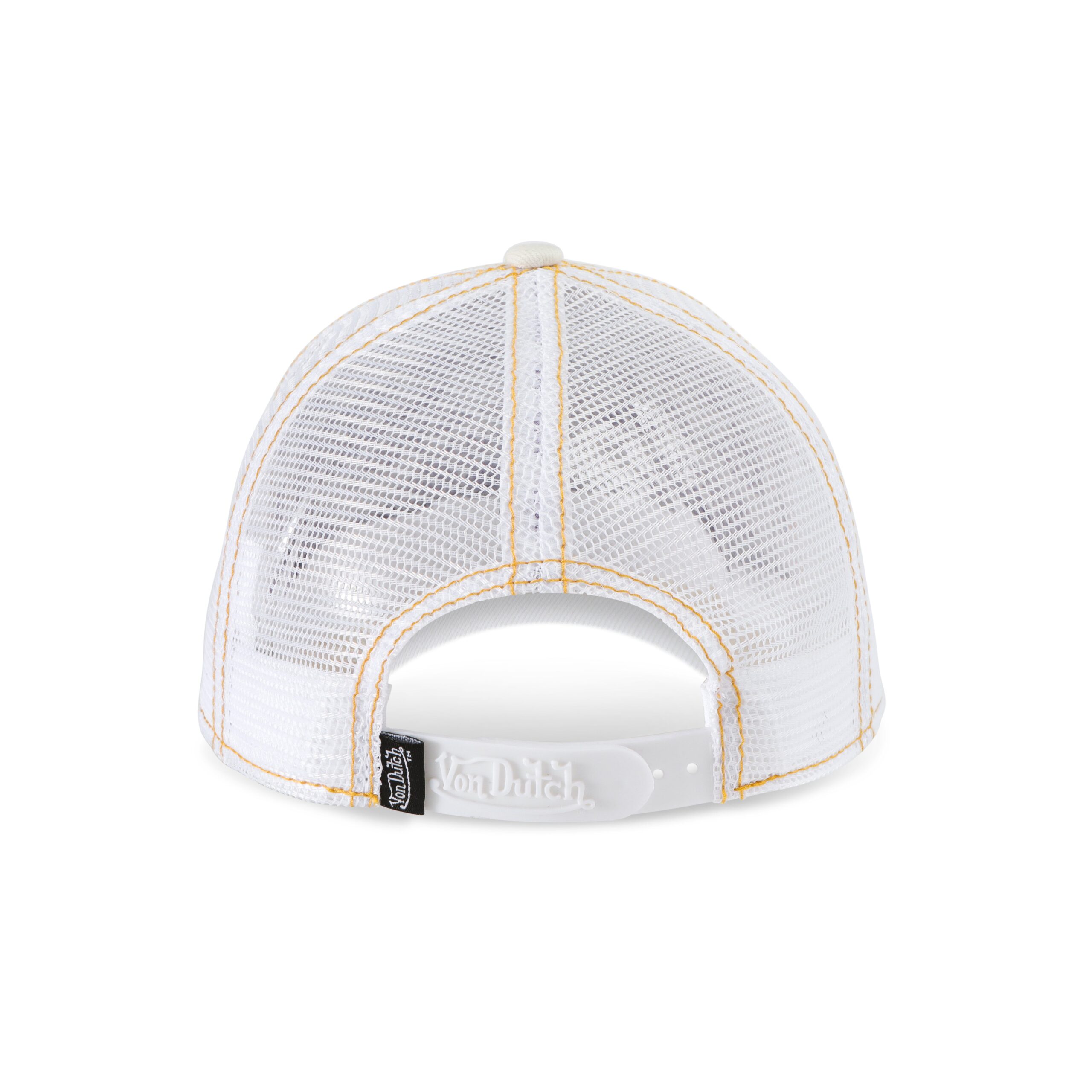 Von Dutch Rhinestone Trucker Hat - White with Purple Rhinestones - Image 4