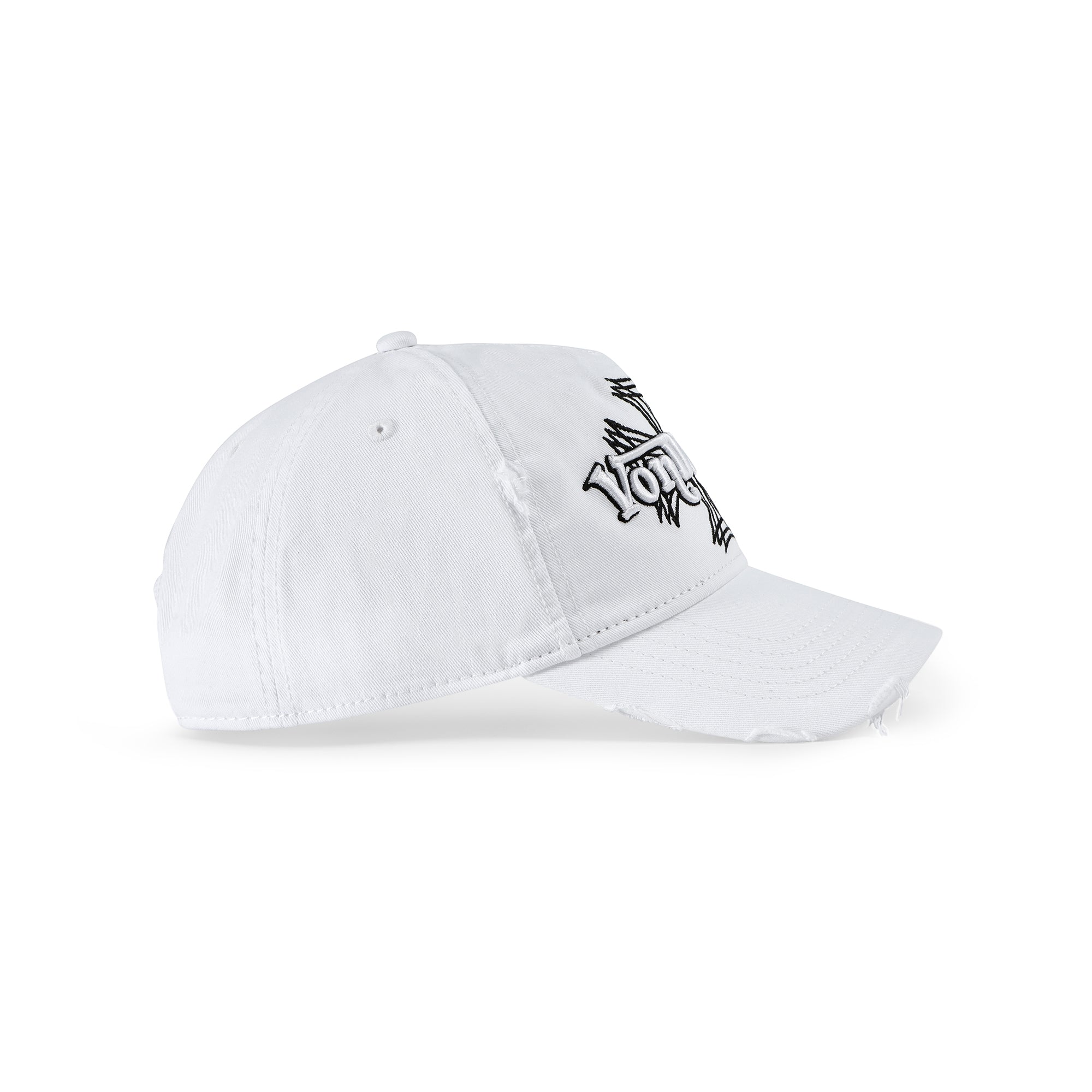 Von Dutch MotoCross Strapback Hat - White - Image 3