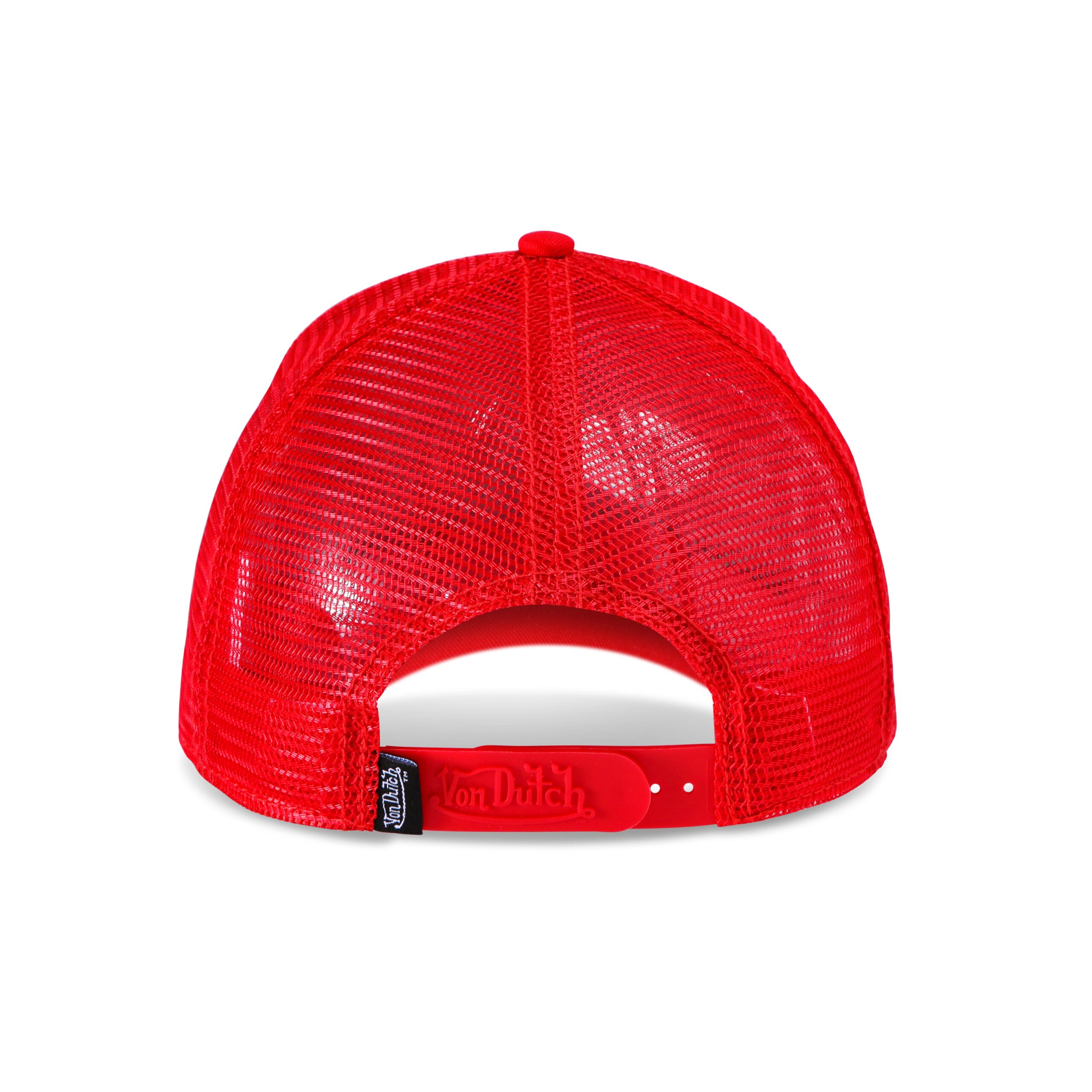 Von Dutch Foam Chopper Trucker Hat - Red & Black - Image 4