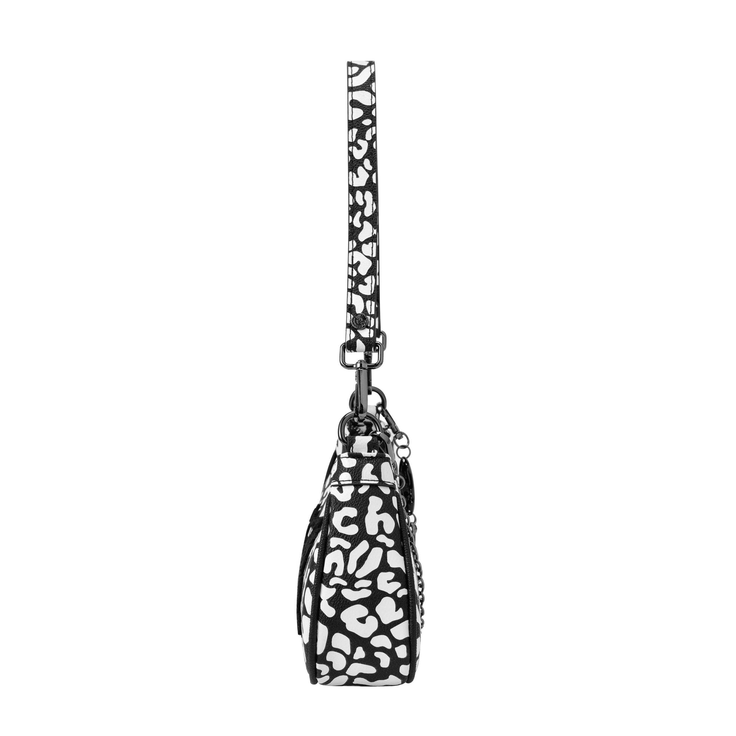 Von Dutch White Cheetah Shoulder Bag - Image 3