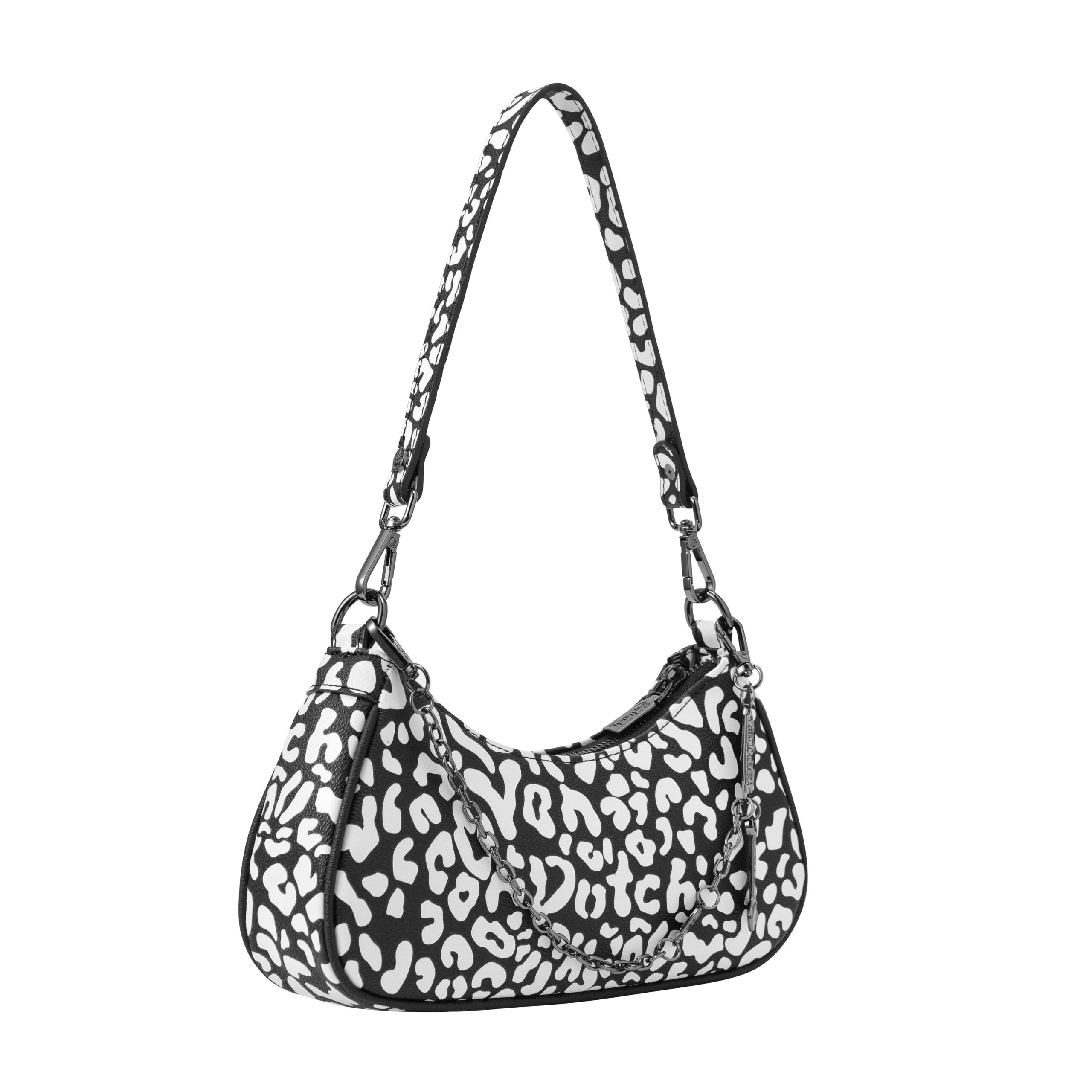 Von Dutch White Cheetah Shoulder Bag - Image 4