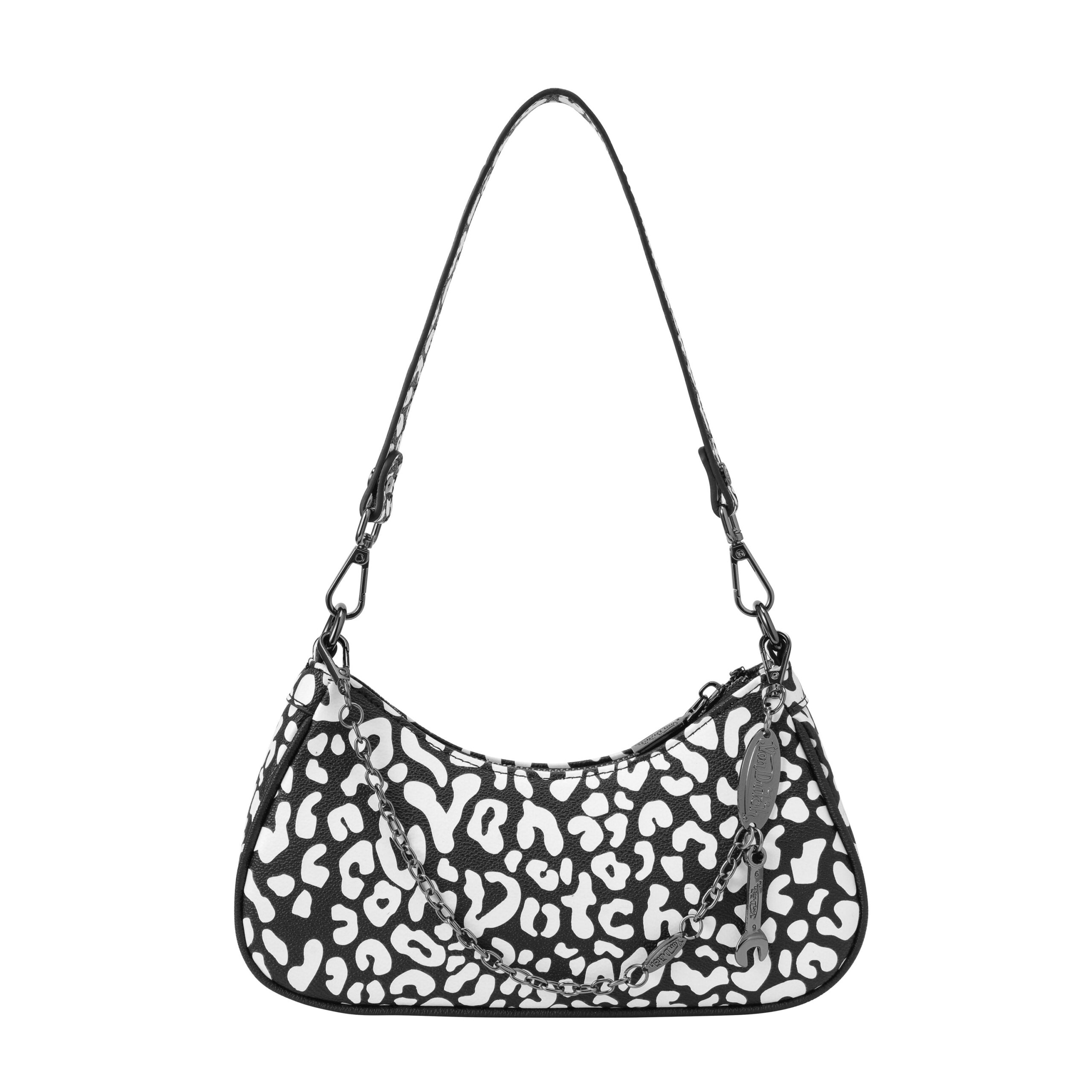 Von Dutch White Cheetah Shoulder Bag - Image 5