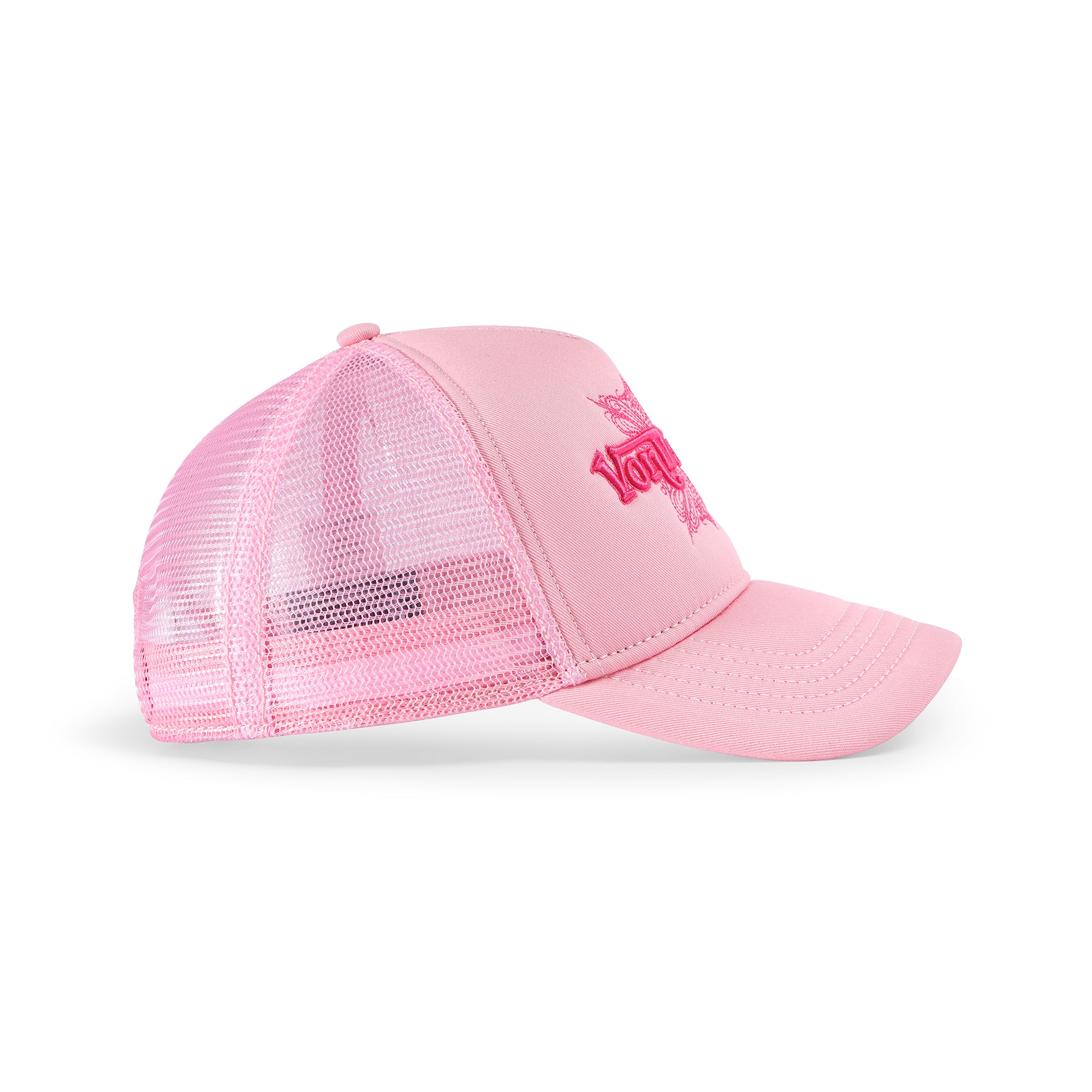 Von Dutch Foam Chopper Trucker Hat - Pink - Image 3