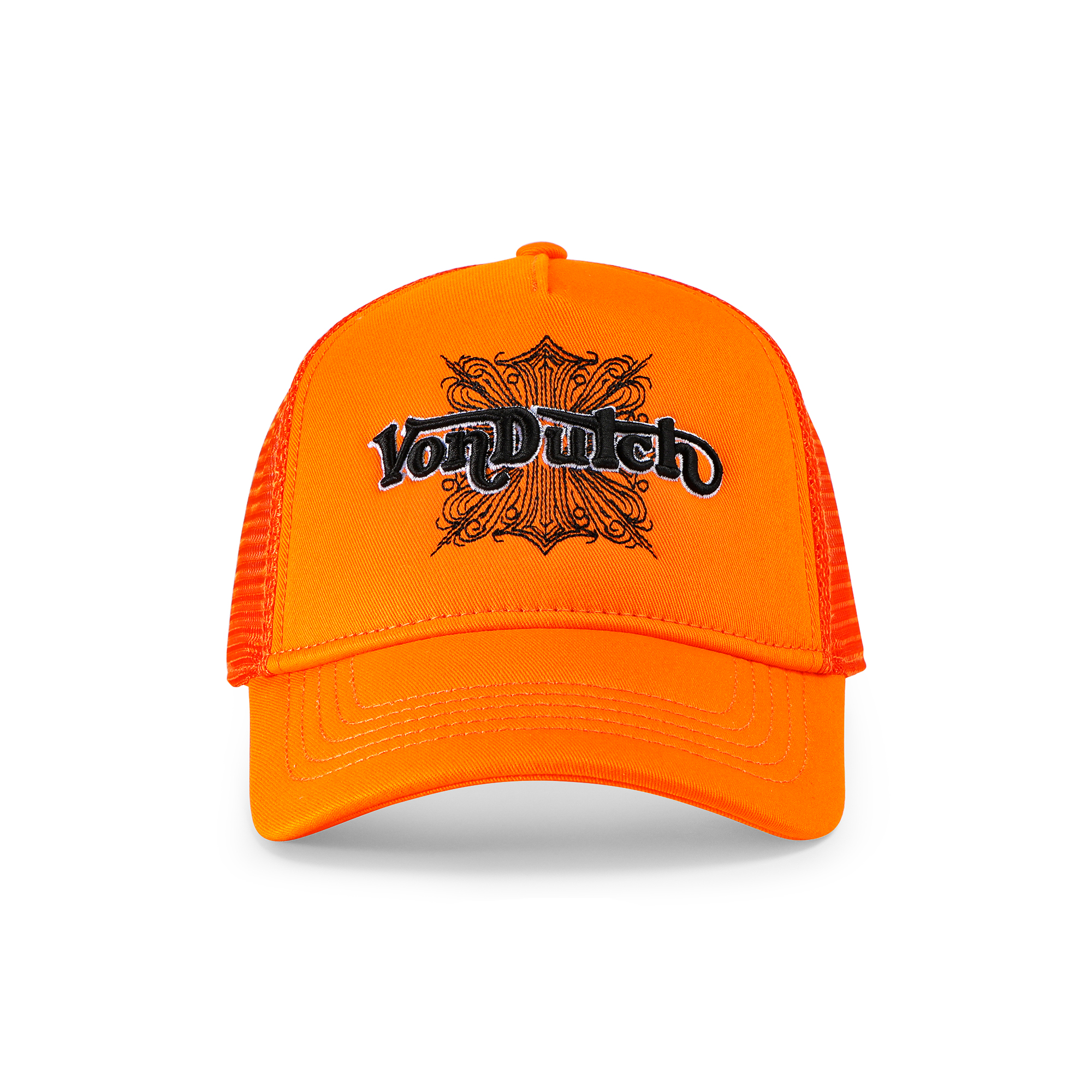Von Dutch Foam Chopper Trucker Hat - Orange