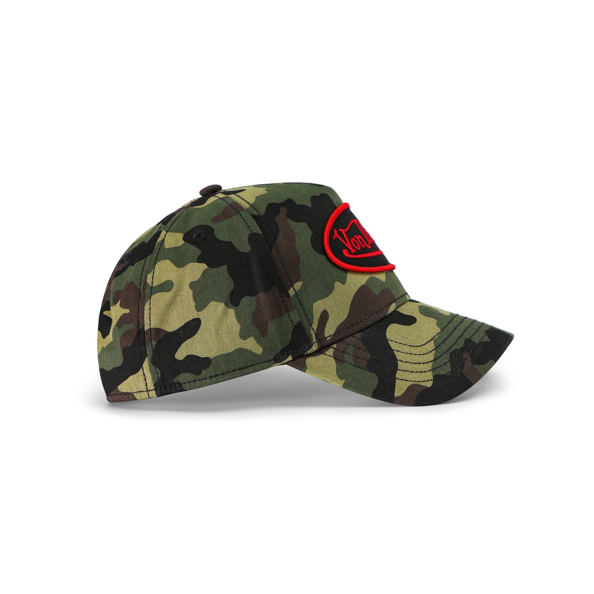 Von Dutch Classic Snapback Hat - Green Camo - Image 3