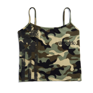 Von Dutch Camo Racing Spaghetti Top