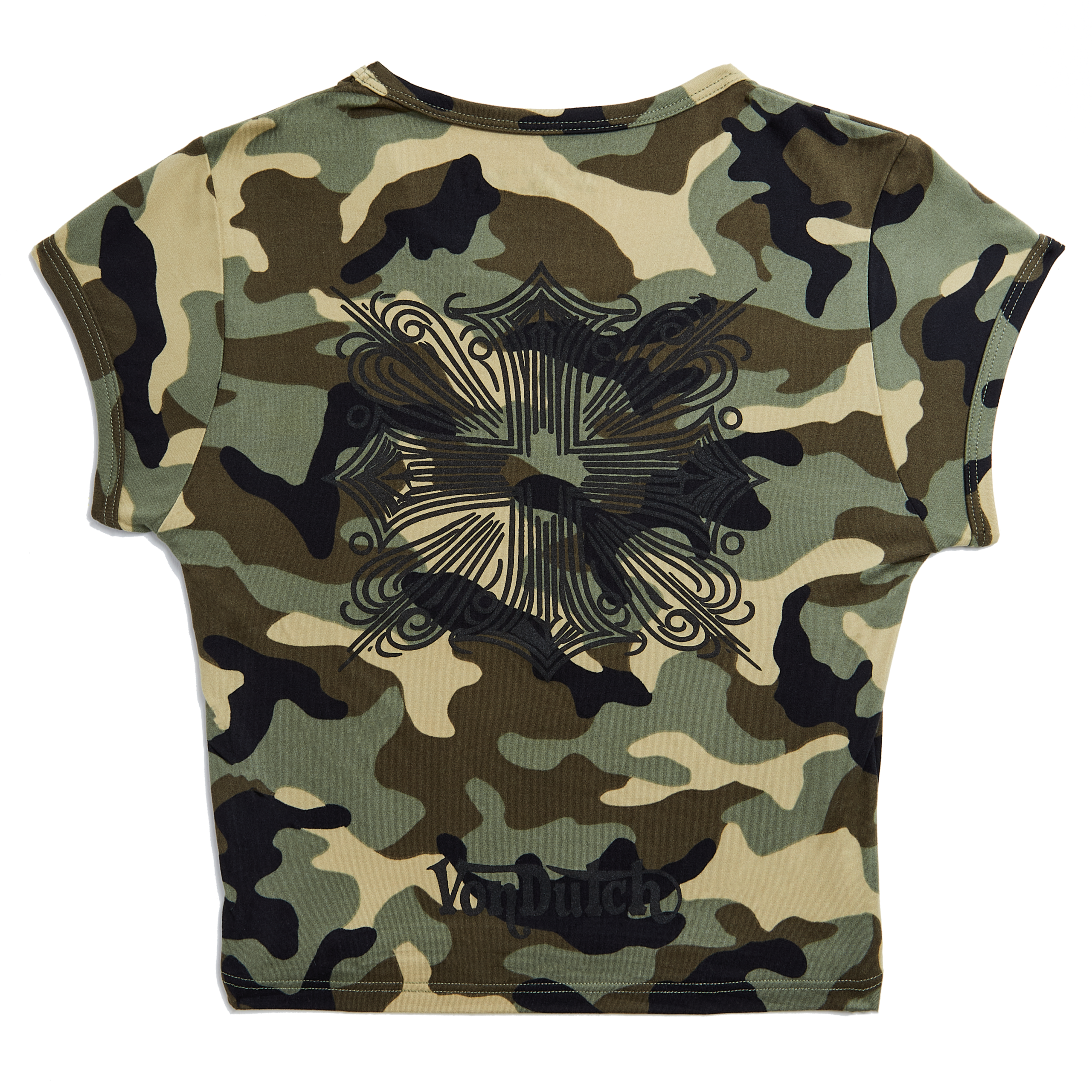 Von Dutch Camo Classic Chopper Baby Tee - Image 2