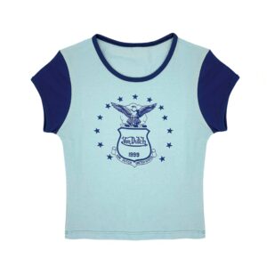 Von Dutch 99 Baby Tee - Light Blue