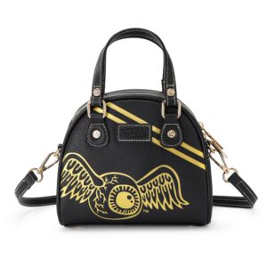 Von Dutch Racing Stripe Black & Gold Bowling Bag