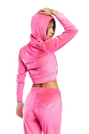 Velour Sweats - Hot Pink