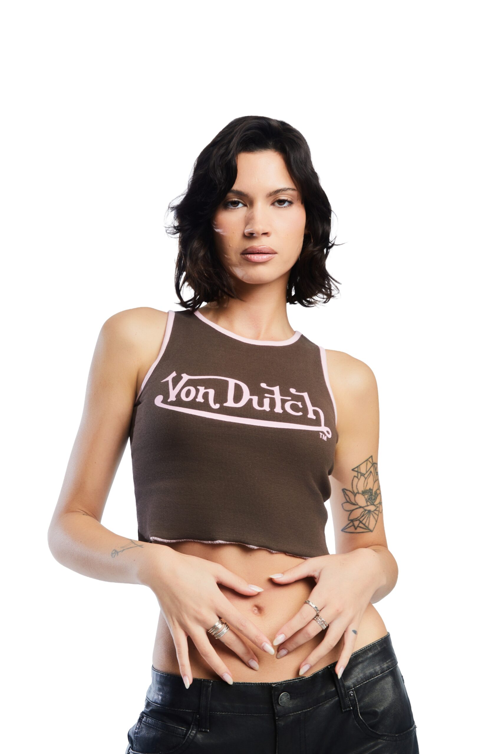 Von Dutch Women's Ribbed Crop Tanks - Image 19