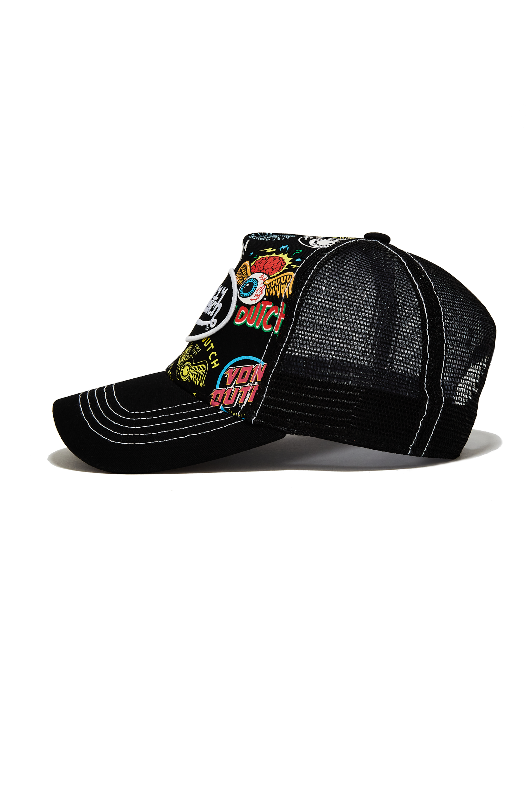 Von Dutch Jax Black Trucker Hat - Image 2
