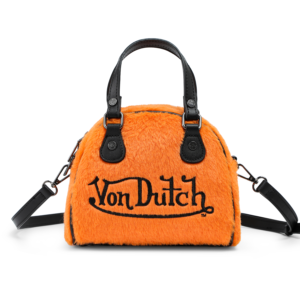 Von Dutch Orange Furry Bowling Bag