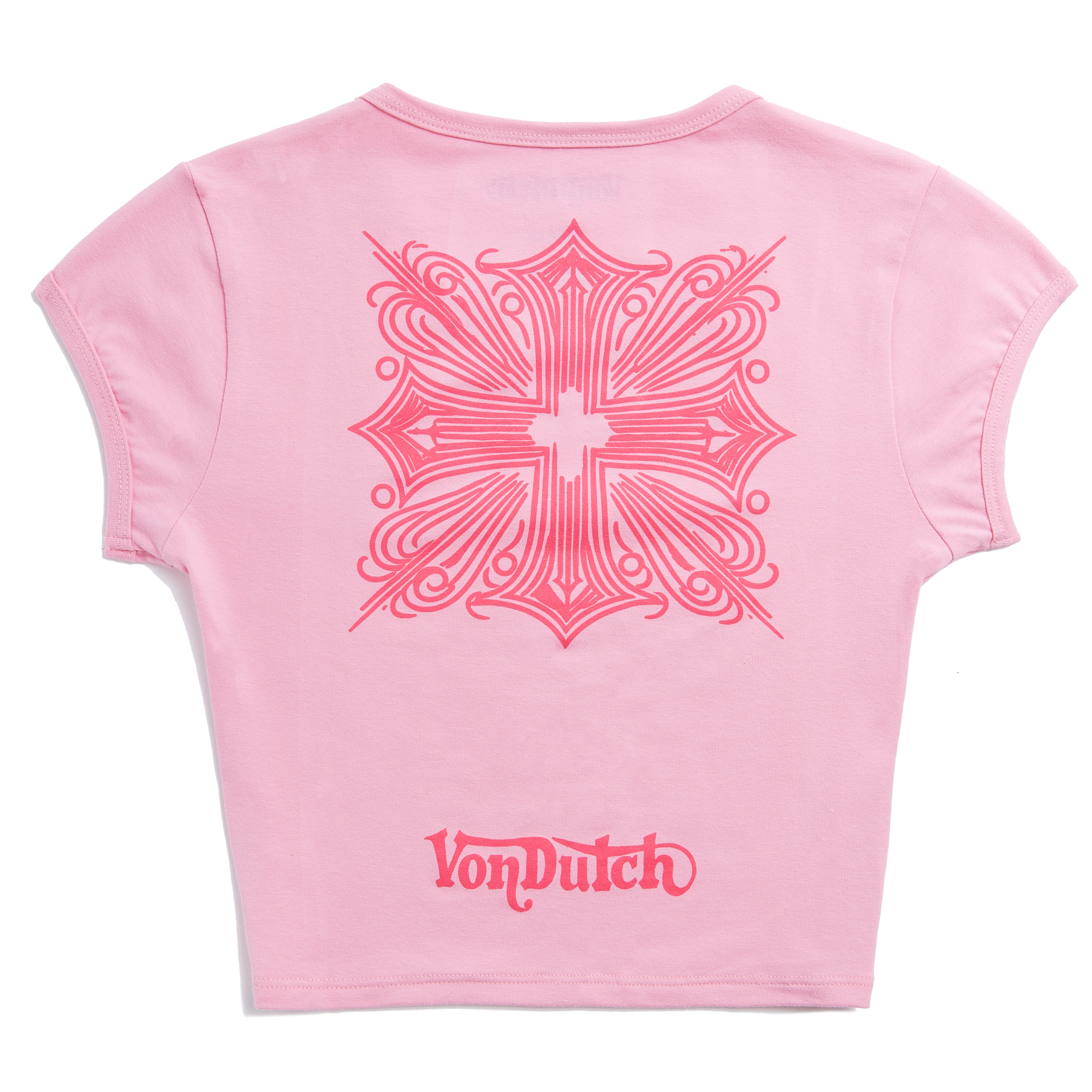 Von Dutch Pink Chopper Baby Tee - Image 2
