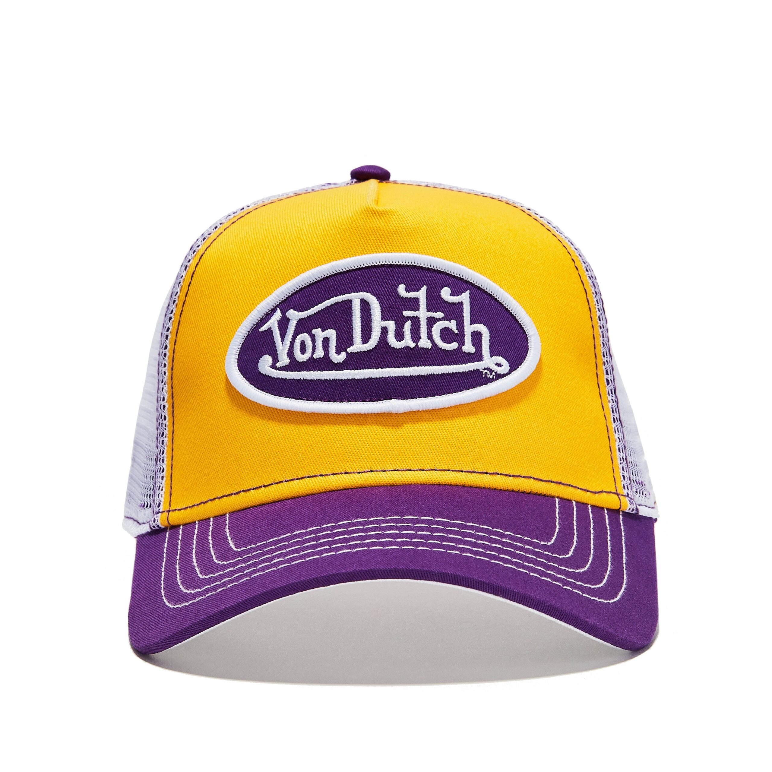 Von Dutch Purple Gold Trucker Hat - Image 4