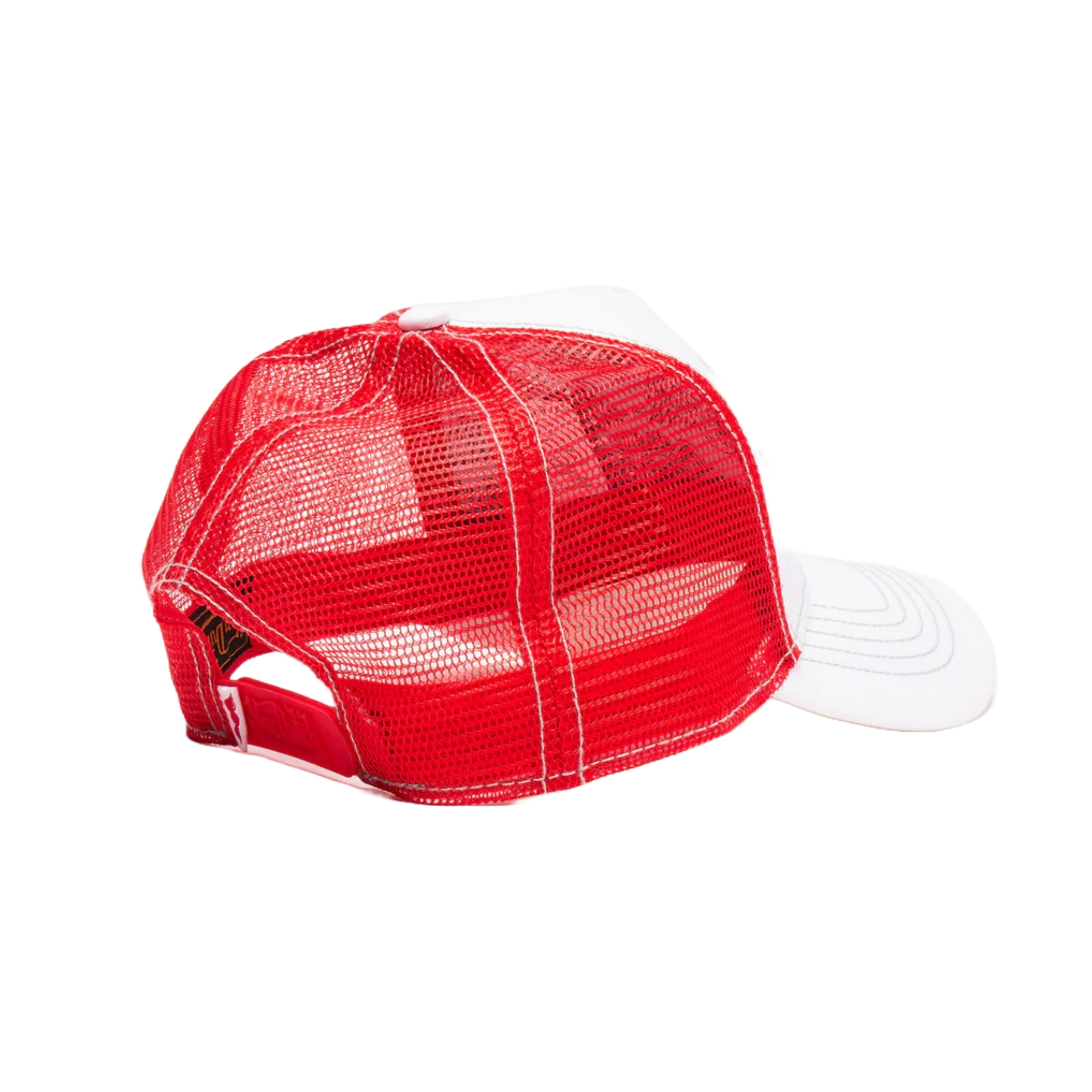 Von Dutch White & Red Trucker Hat - Image 5