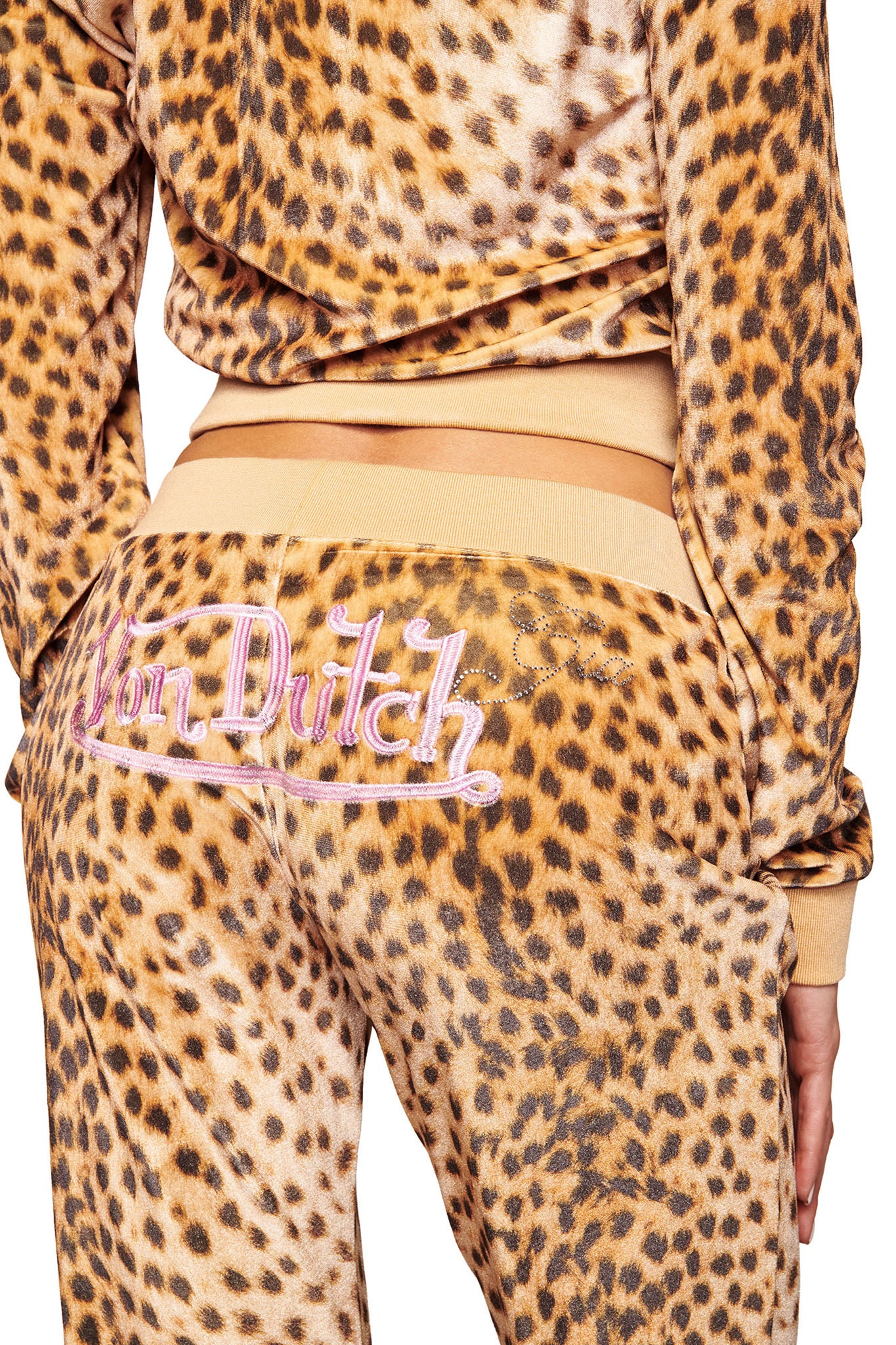 I.AM.GIA X VON DUTCH KAMERON VELOUR TRACKPANT - Image 2