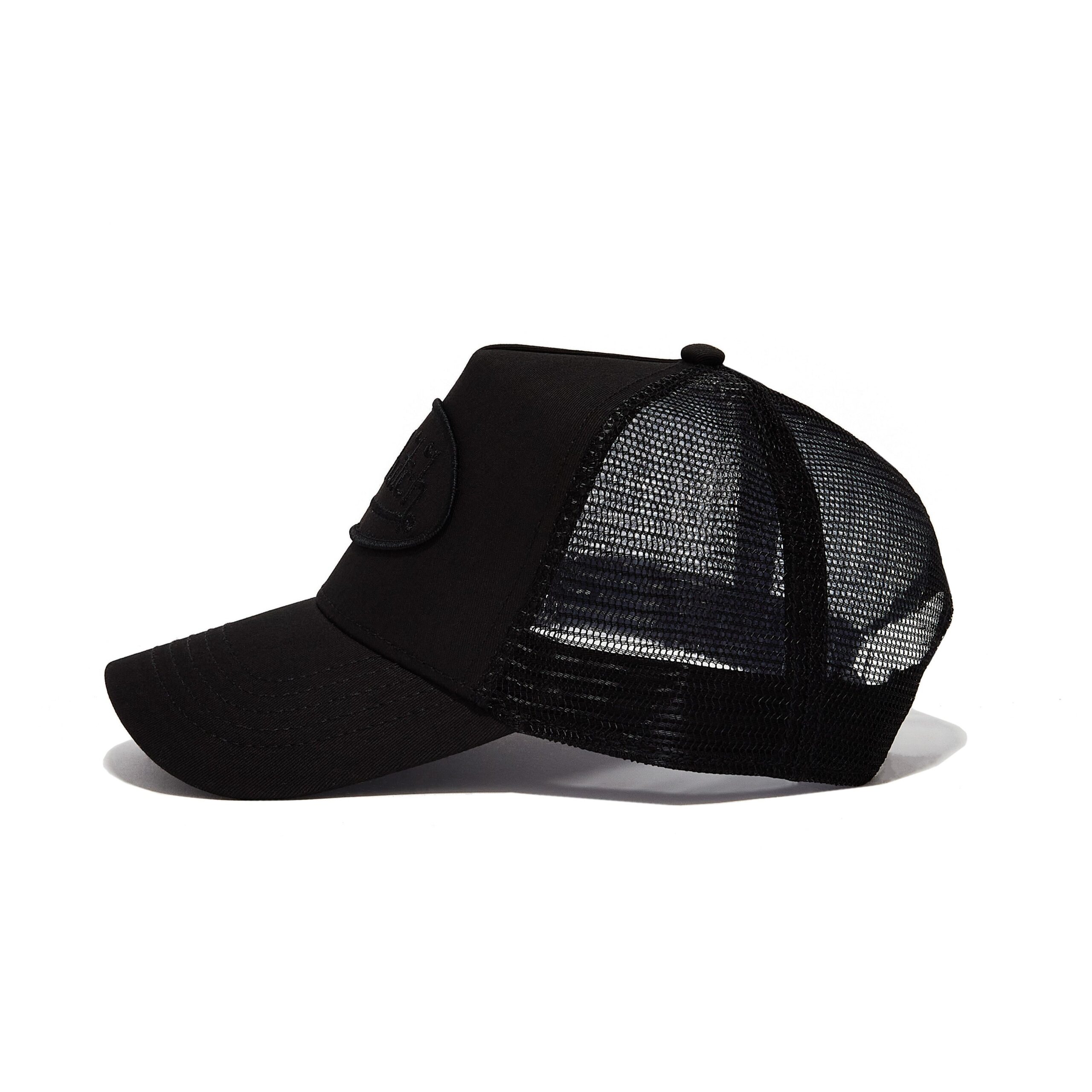 Von Dutch Triple Black Trucker Hat - Image 2
