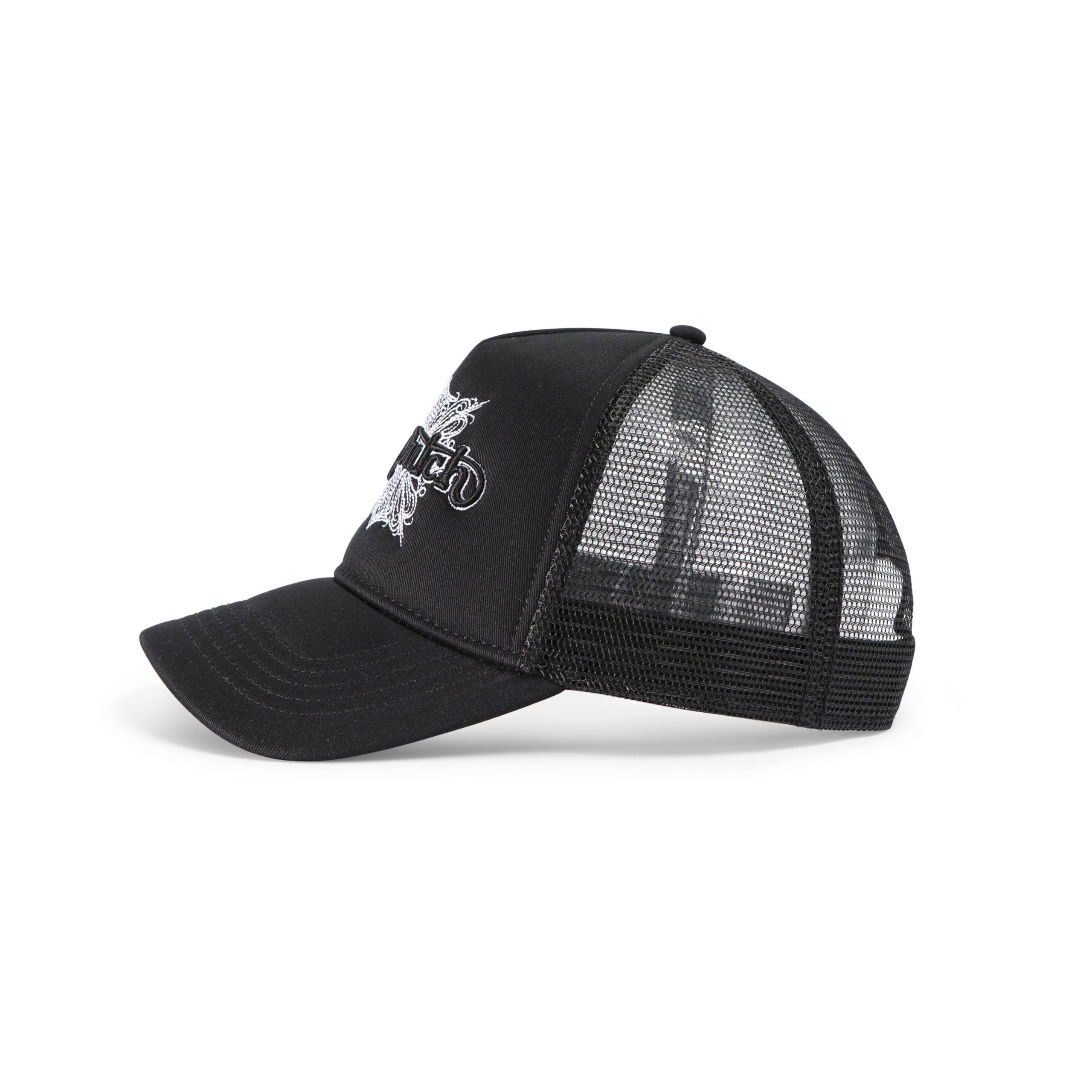 Von Dutch Foam Chopper Trucker Hat - Black & White - Image 2