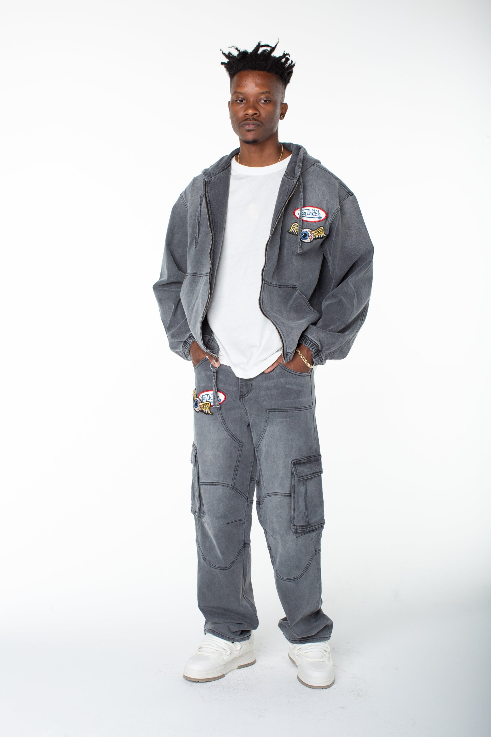 Von Dutch Men's The Invadors Hoodie Triple Patch - Image 5