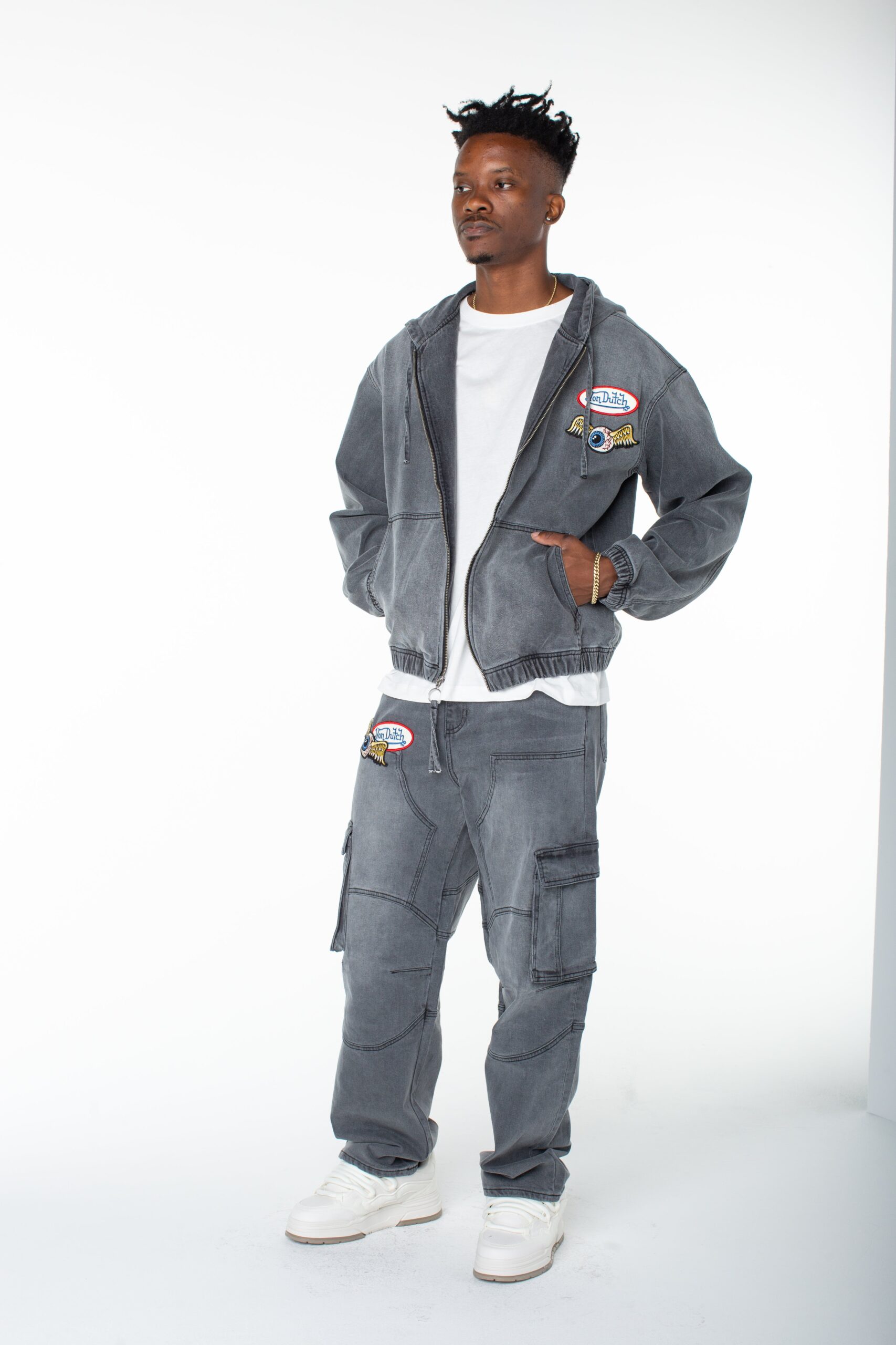 Von Dutch Men's The Invadors Hoodie Triple Patch - Image 7