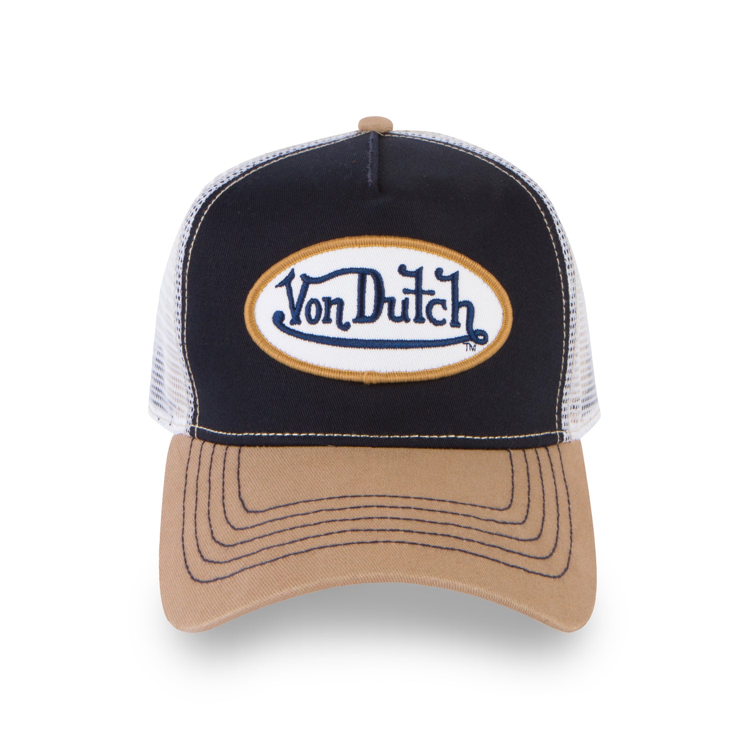 Von Dutch Navy with Tan Trucker Hat - Image 5