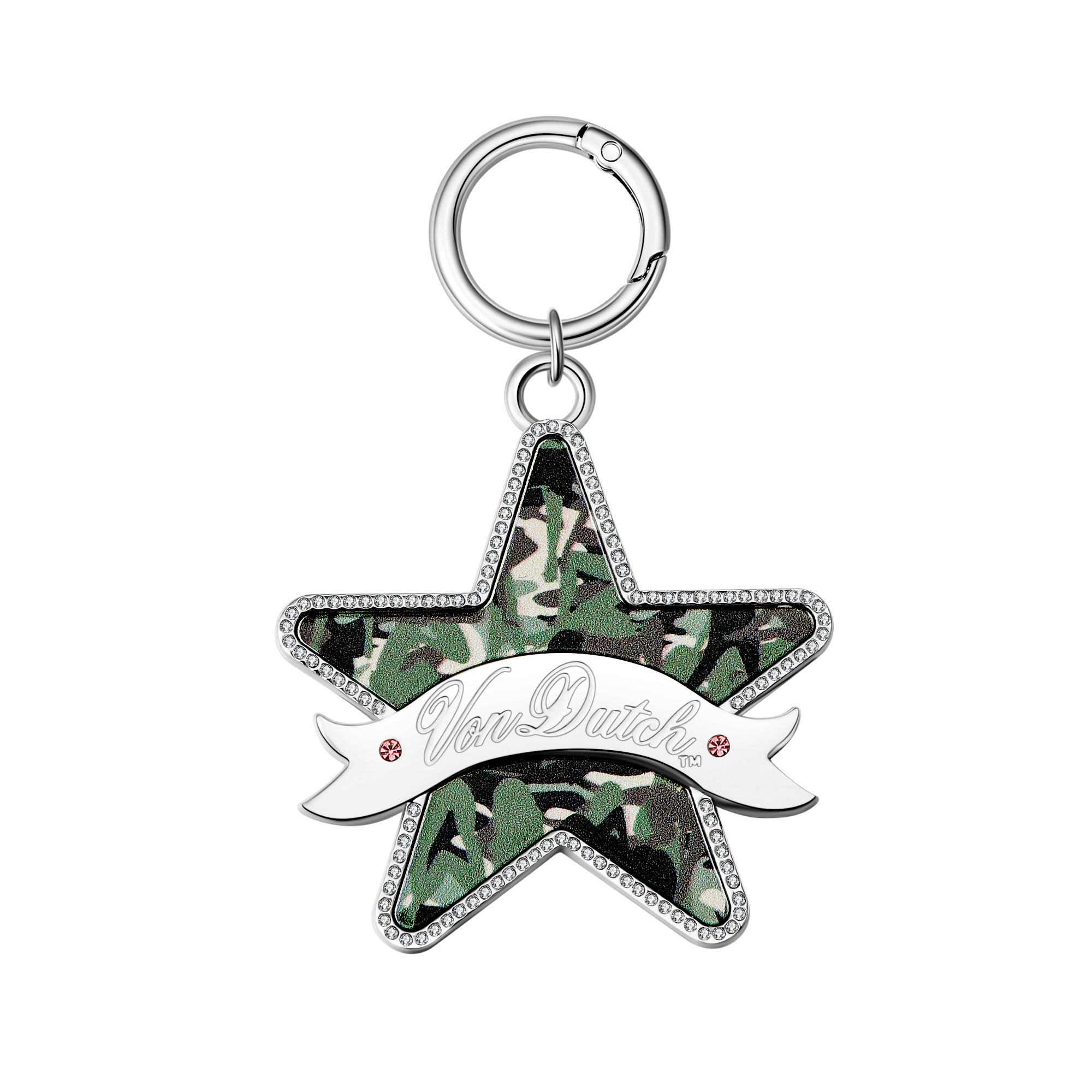 I.AM.GIA X VON DUTCH STAR KEYCHAIN - CAMO - Image 2