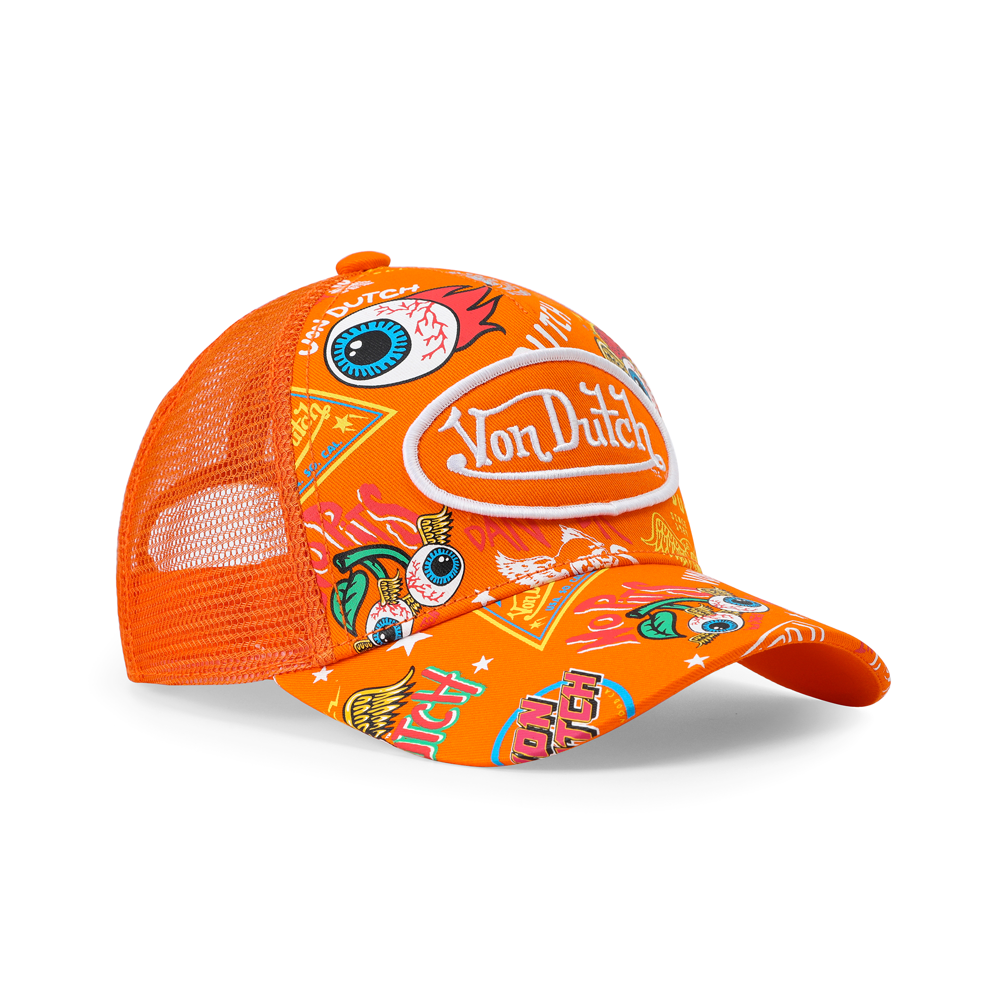 Von Dutch Kids Classic Trucker Hat - Orange - Image 3