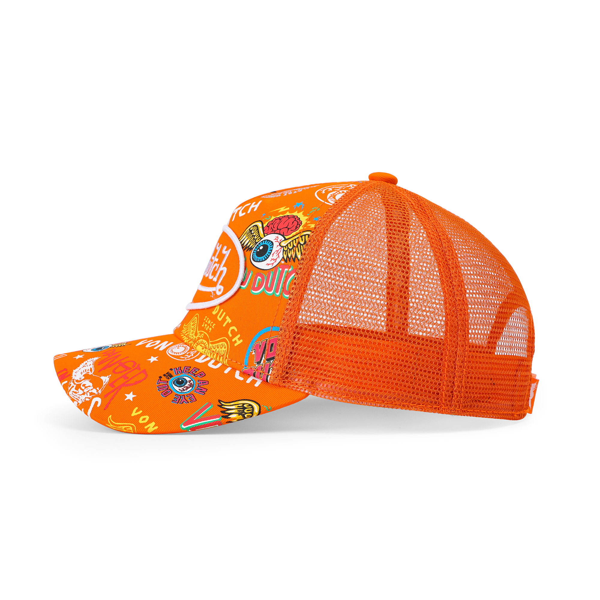 Von Dutch Kids Classic Trucker Hat - Orange - Image 2
