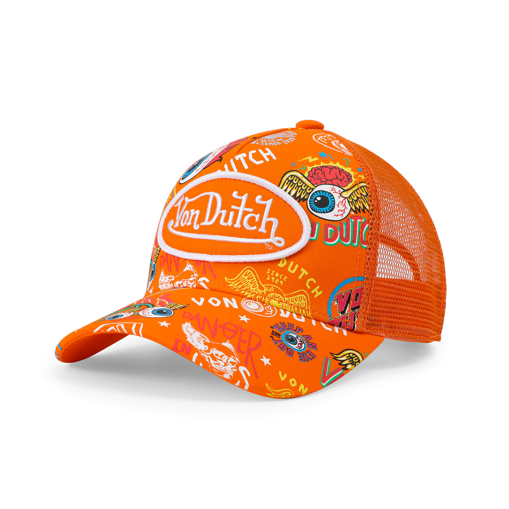 Von Dutch Kids Classic Trucker Hat - Orange - Image 7