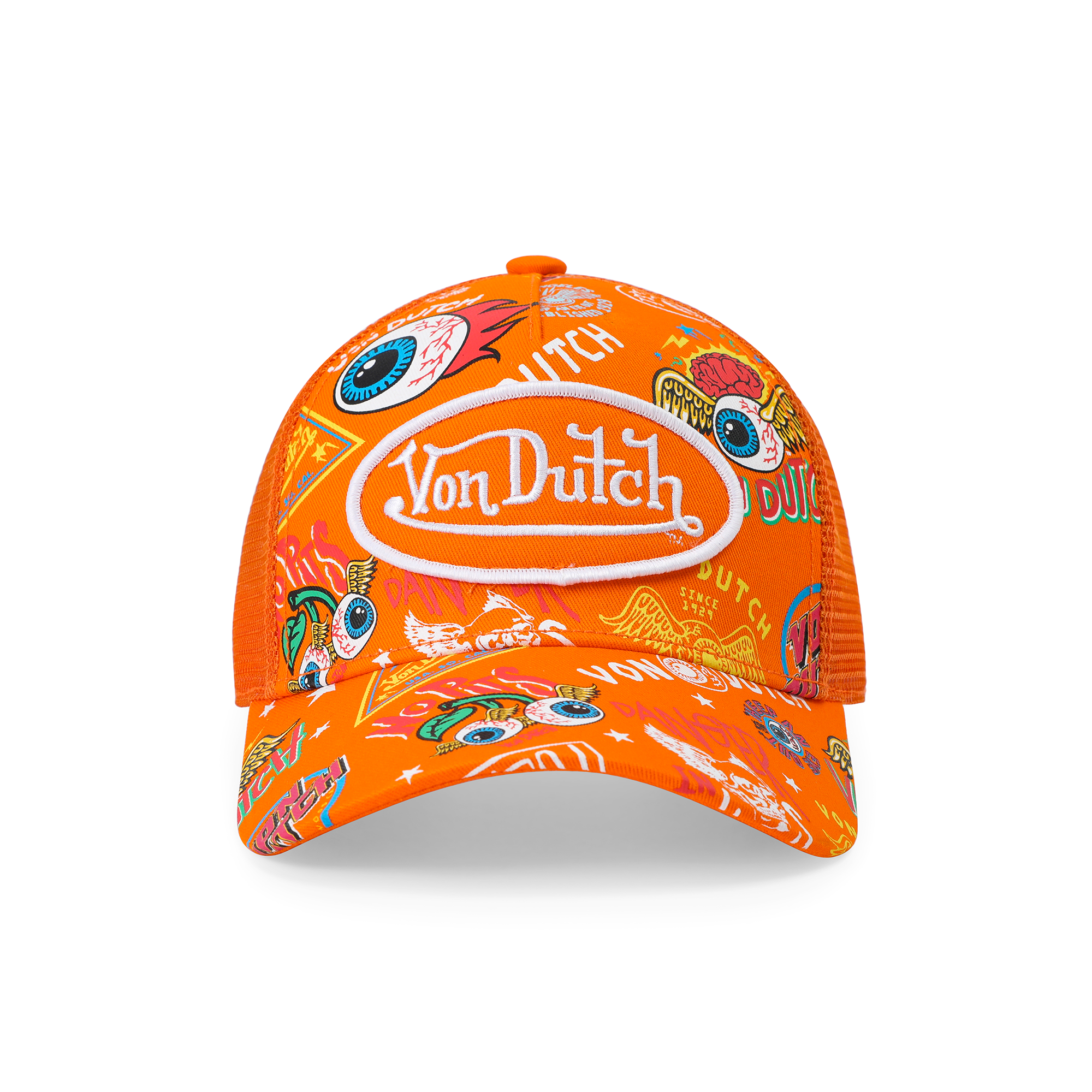 Von Dutch Kids Classic Trucker Hat - Orange - Image 8
