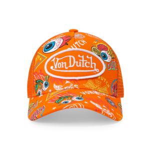 Von Dutch Kids Classic Trucker Hat - Orange