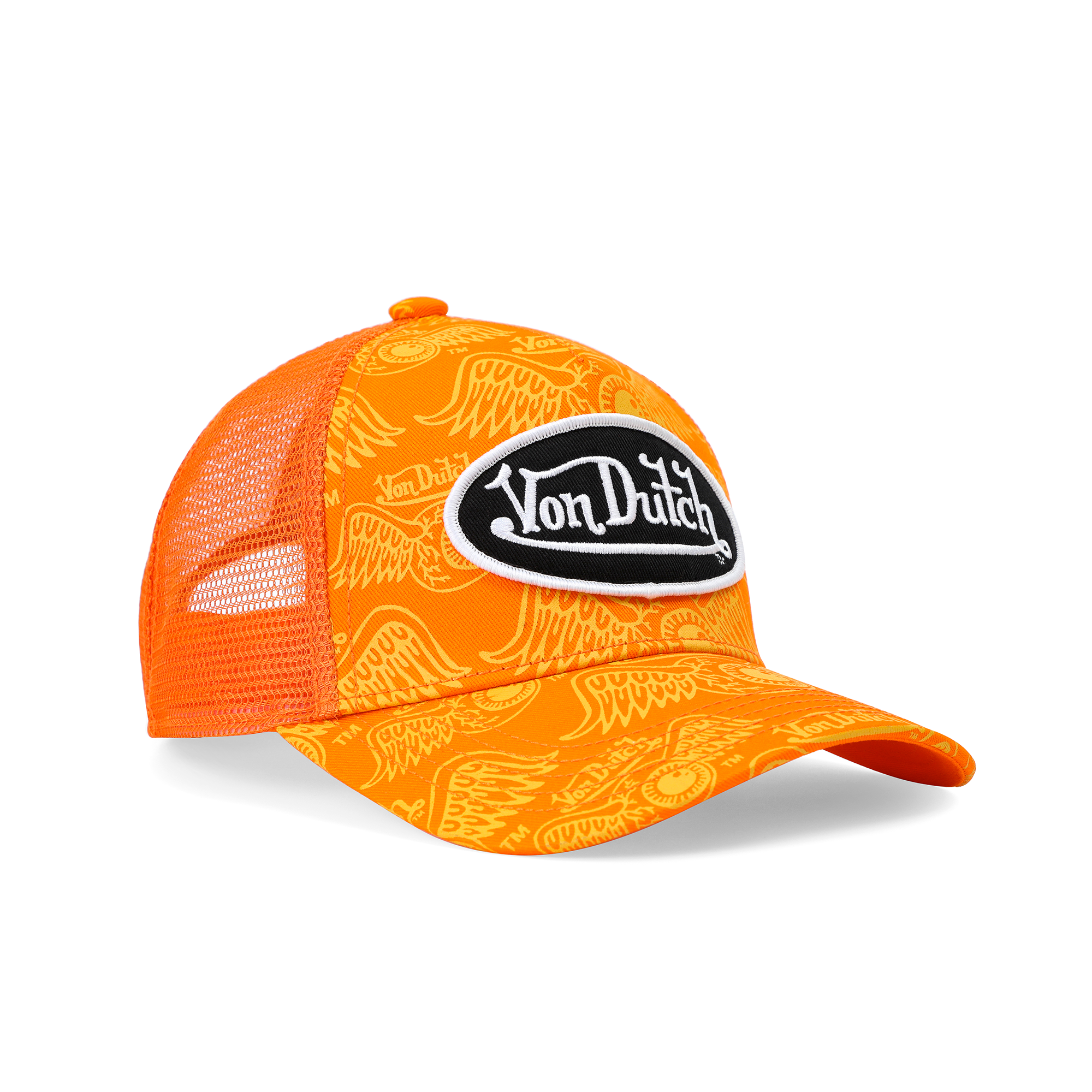 Von Dutch Kids Classic Trucker Hat - Orange ISPY - Image 5