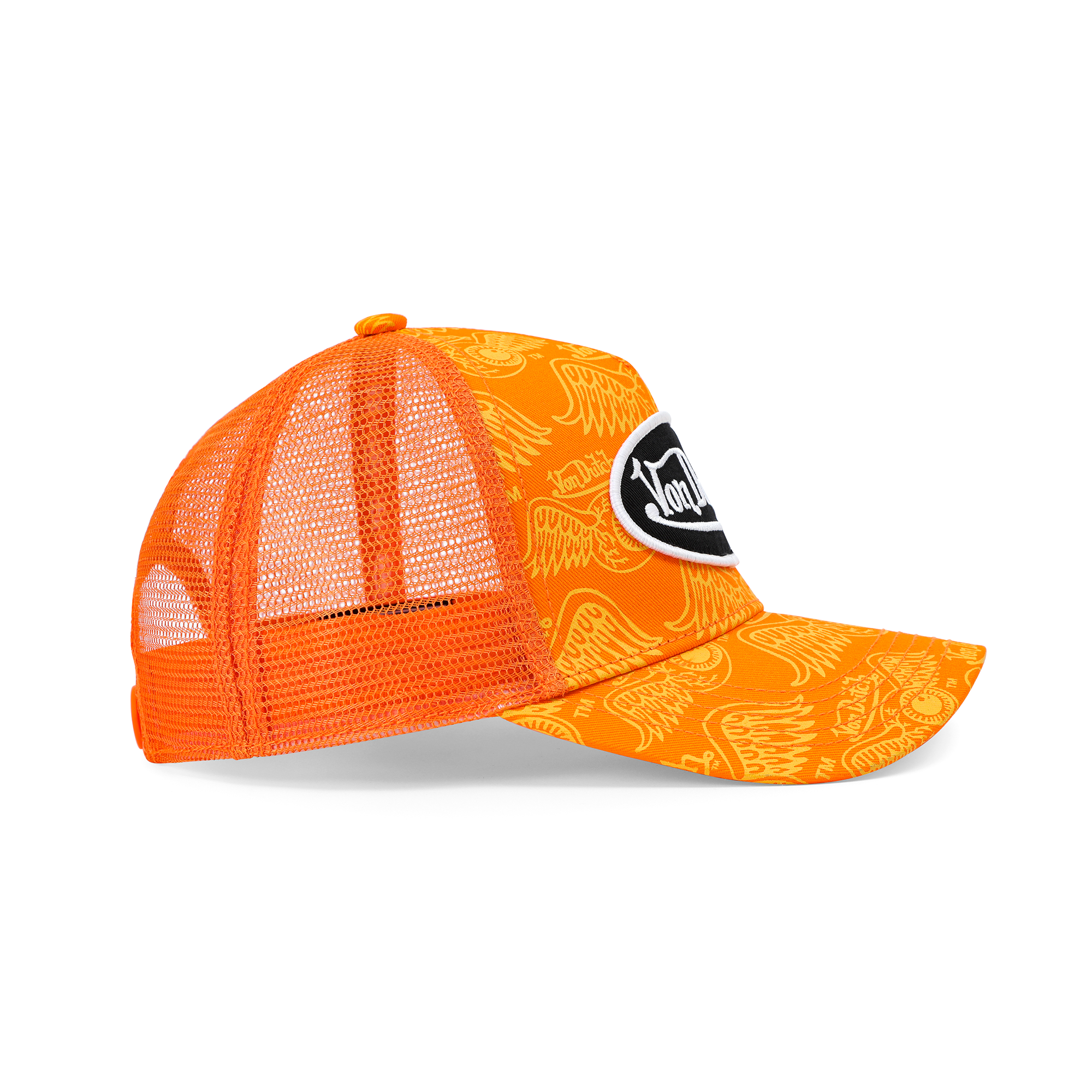 Von Dutch Kids Classic Trucker Hat - Orange ISPY - Image 3