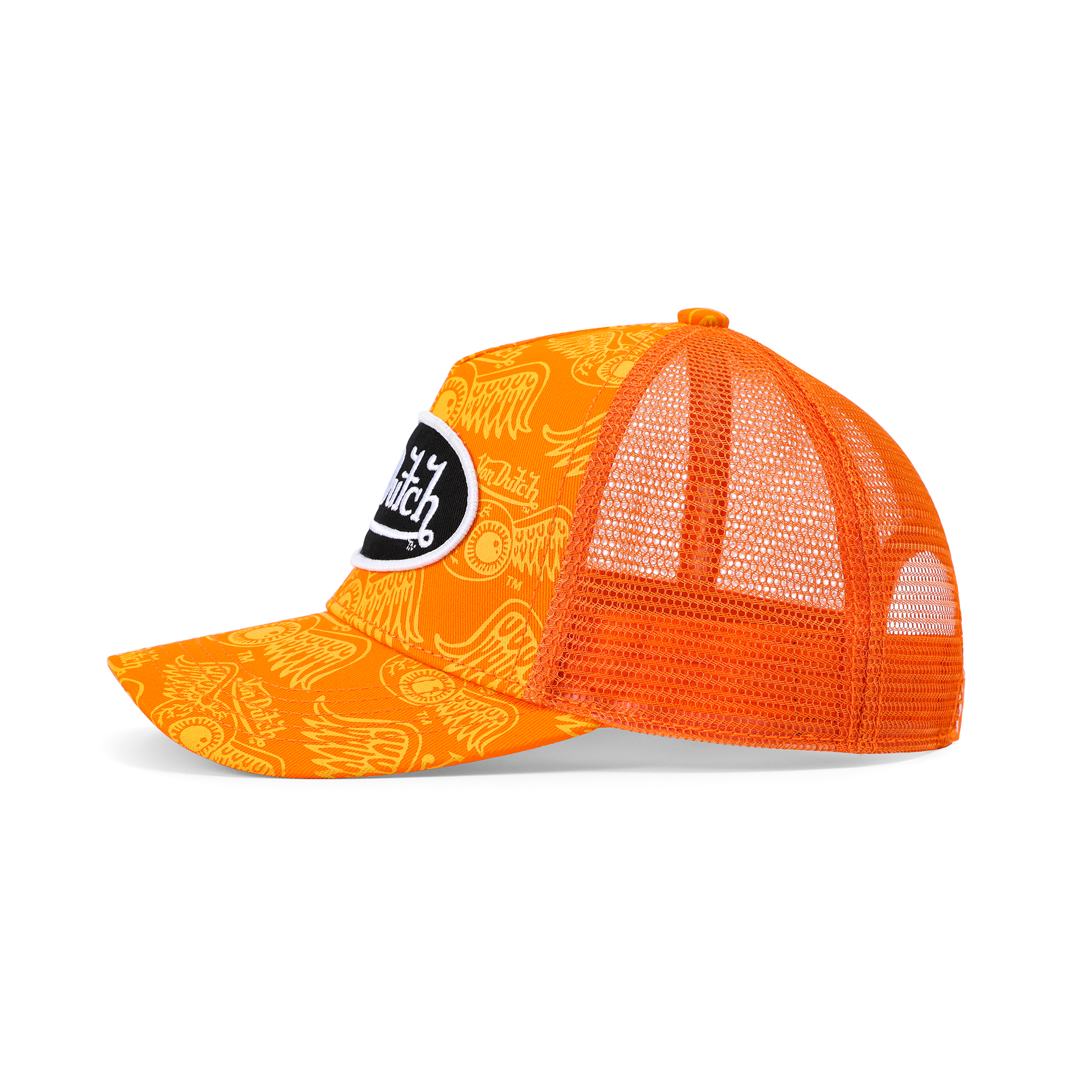 Von Dutch Kids Classic Trucker Hat - Orange ISPY - Image 2