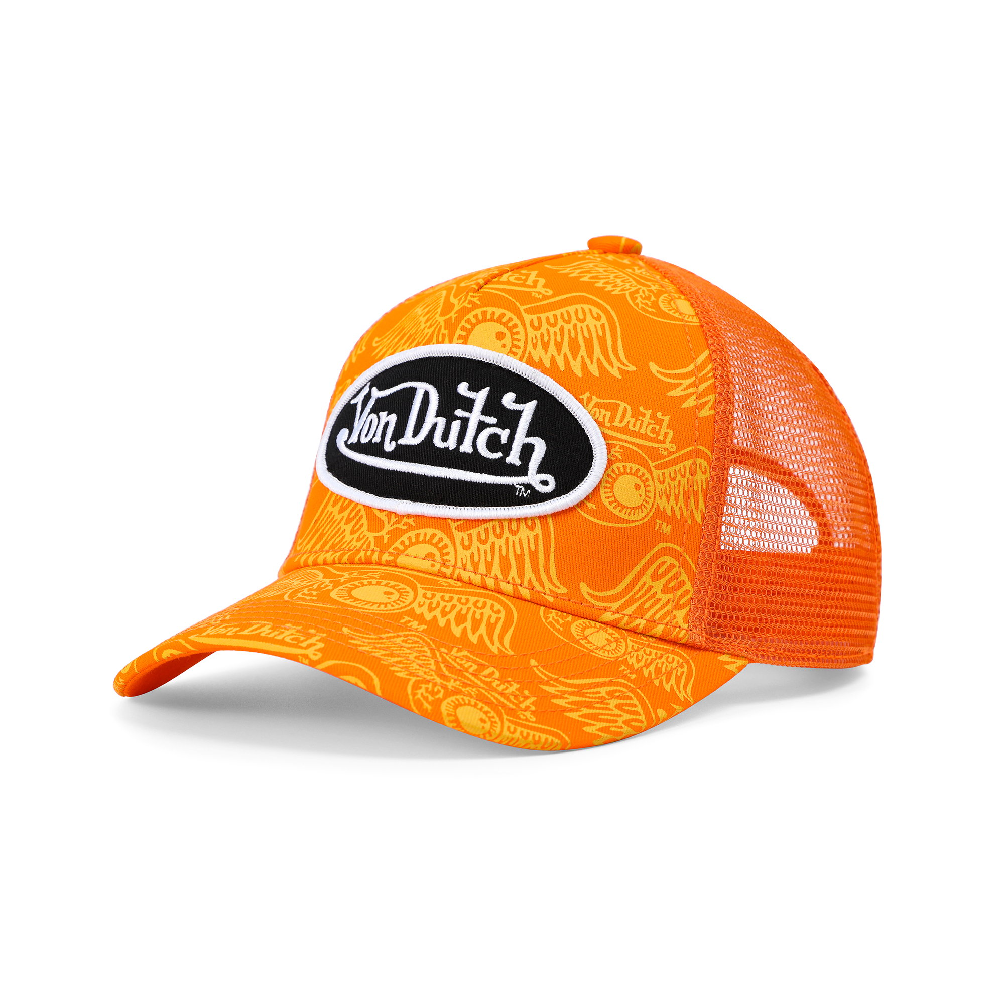 Von Dutch Kids Classic Trucker Hat - Orange ISPY - Image 7