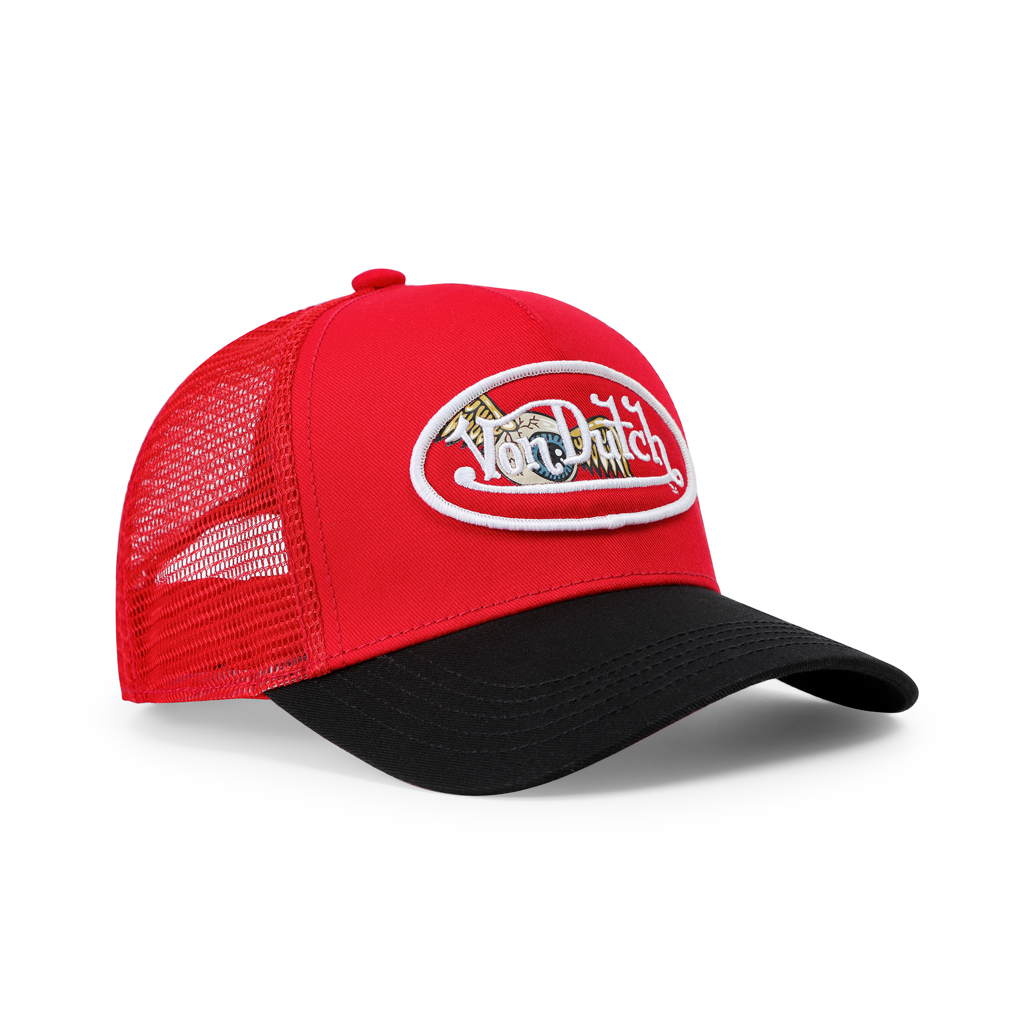 Von Dutch Kids Classic Trucker Hat - Red Oval Eye - Image 5