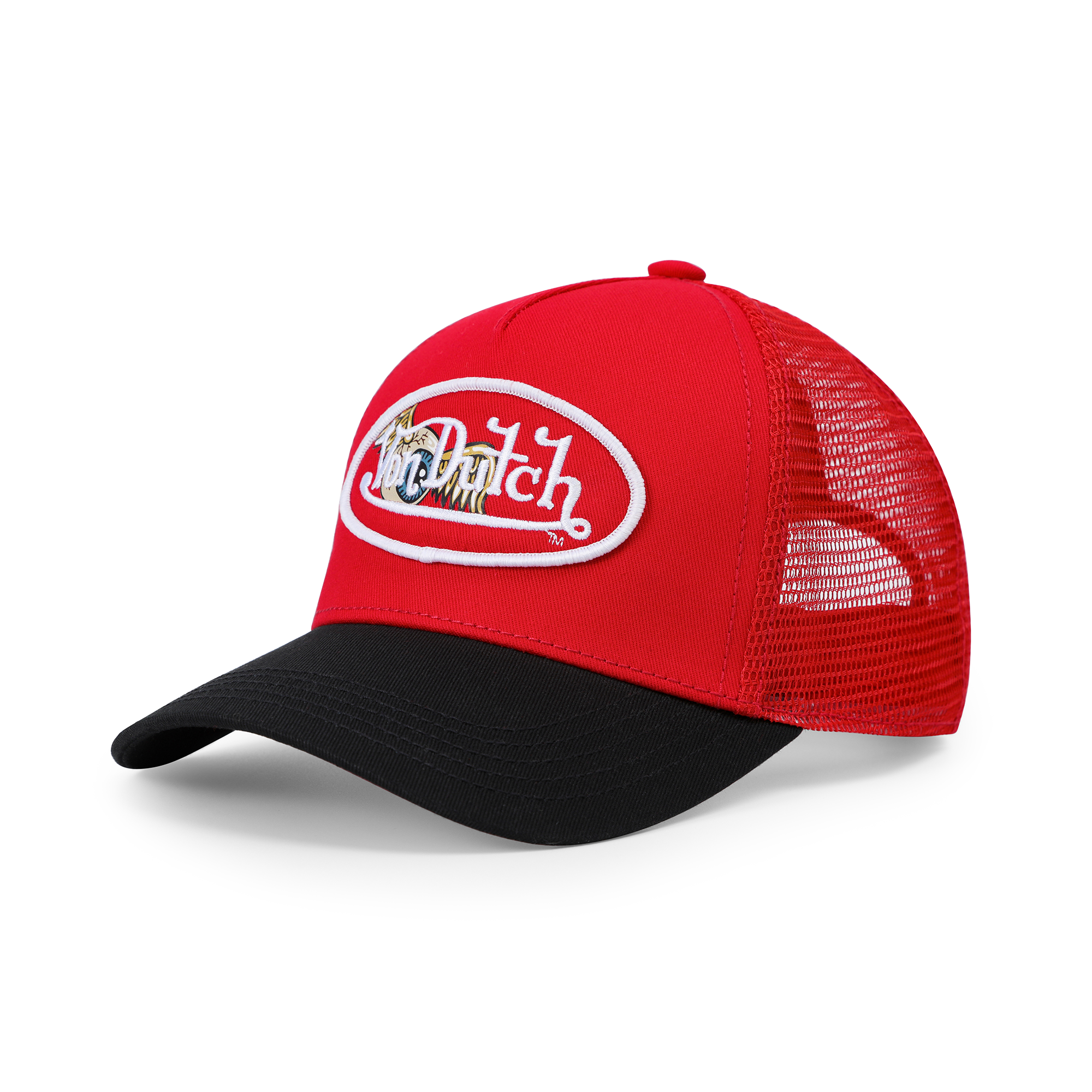 Von Dutch Kids Classic Trucker Hat - Red Oval Eye - Image 7