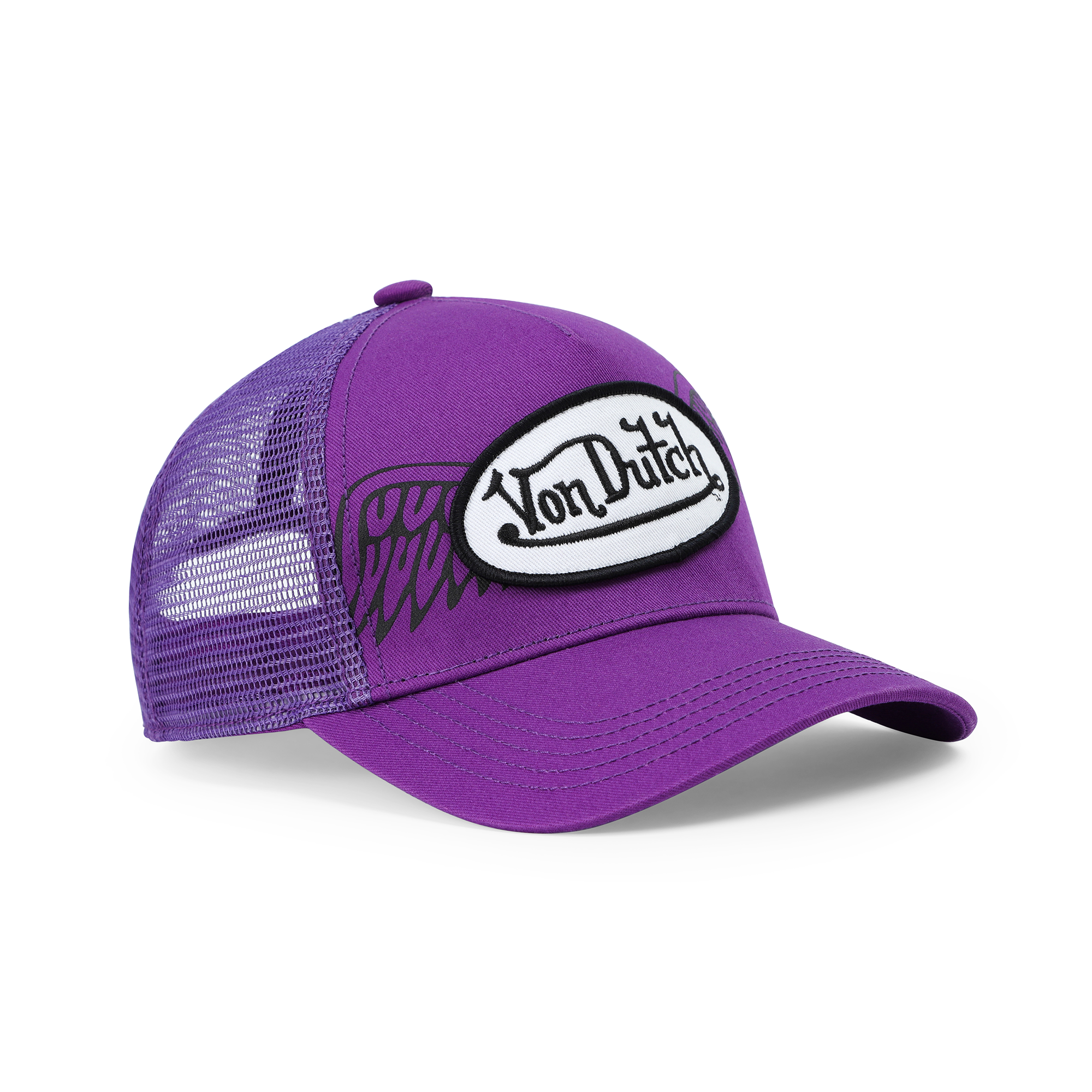 Von Dutch Kids Classic Trucker Hat - Purple Wings - Image 5