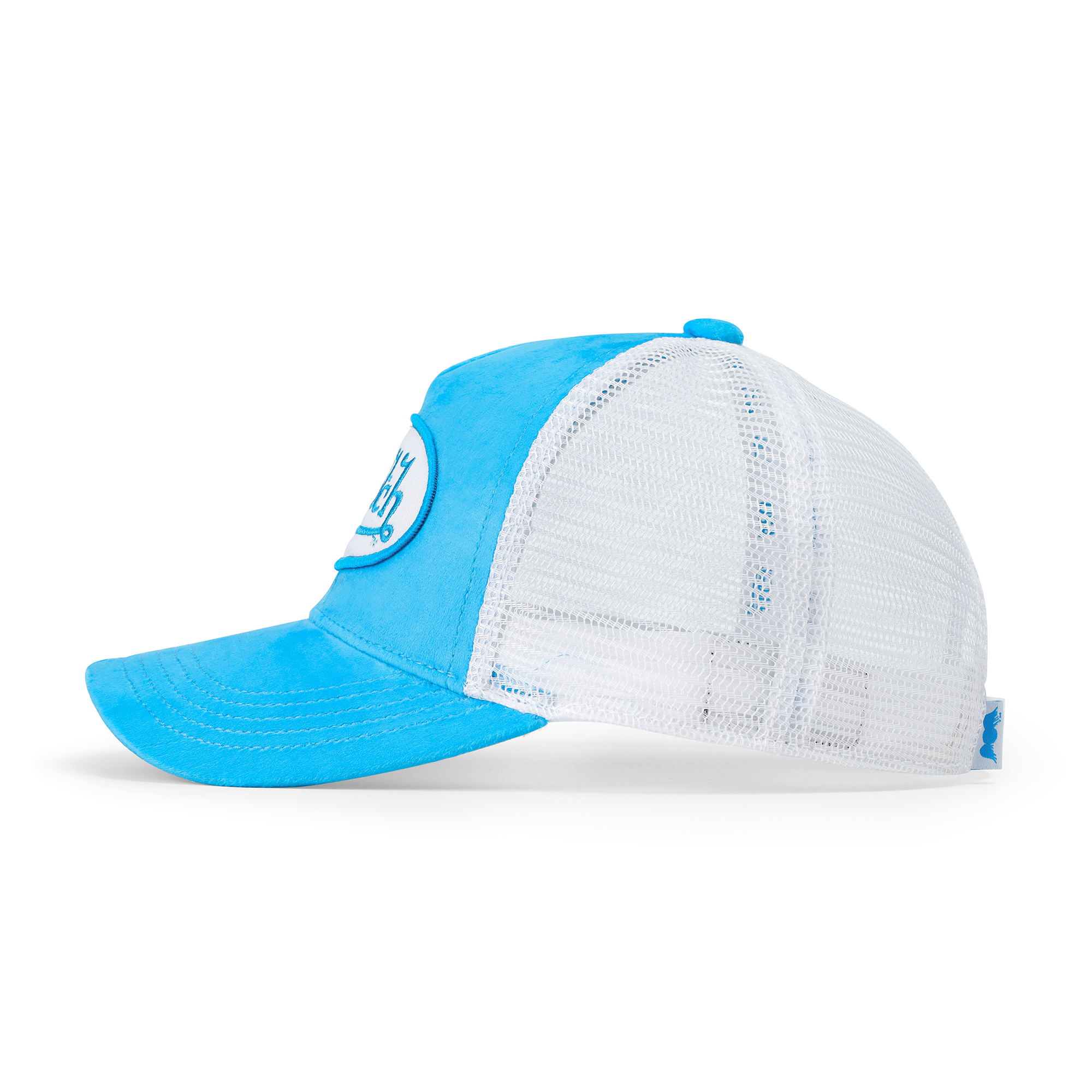 Von Dutch Kids Velvet Trucker Hat - Blue Crush - Image 2