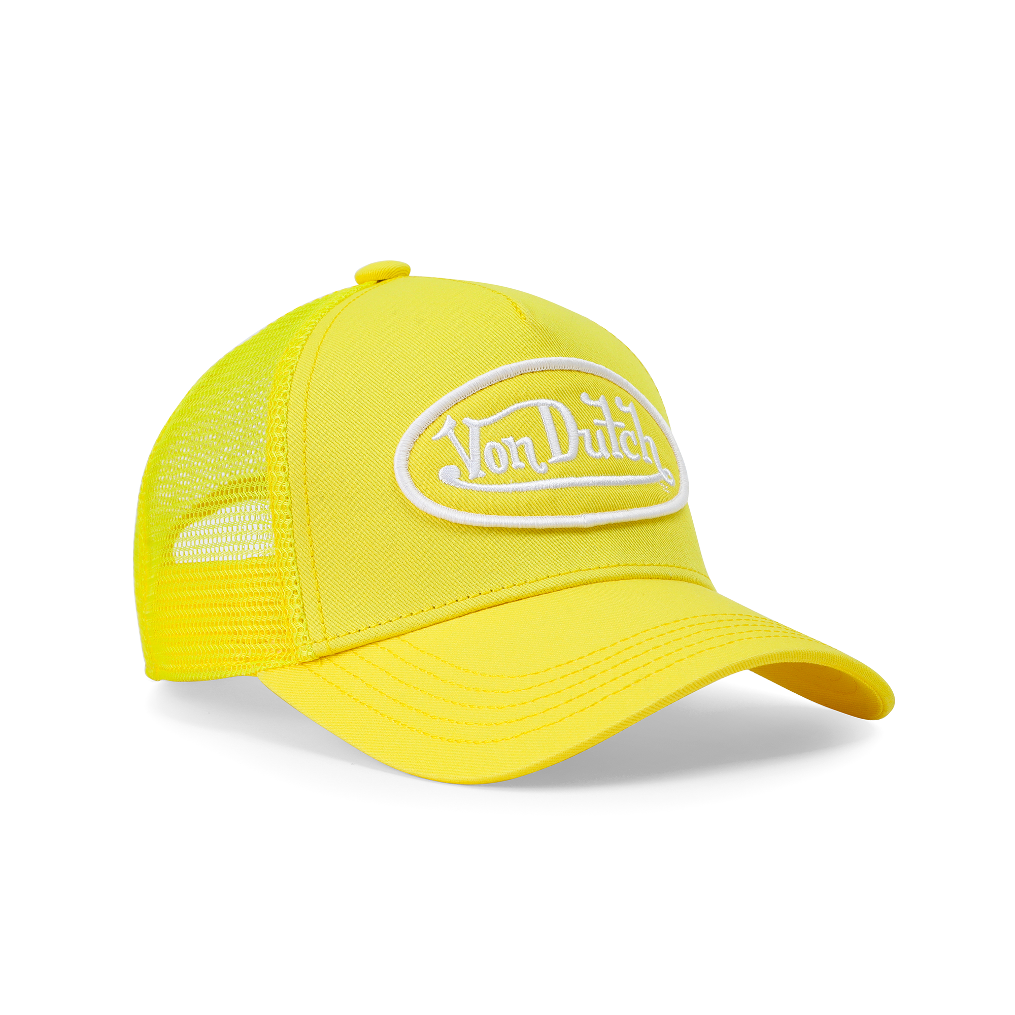 Von Dutch Kids Classic Trucker Hat - Yellow Lemon - Image 5