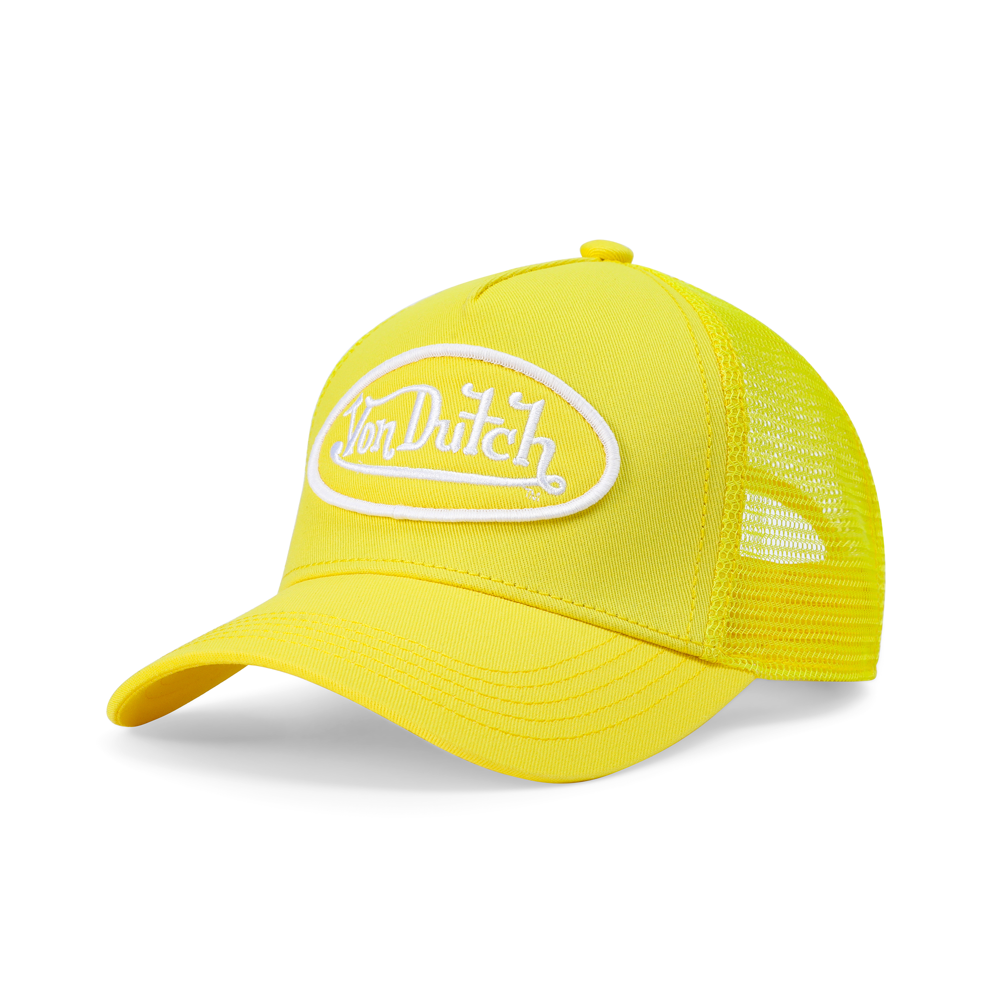 Von Dutch Kids Classic Trucker Hat - Yellow Lemon - Image 7