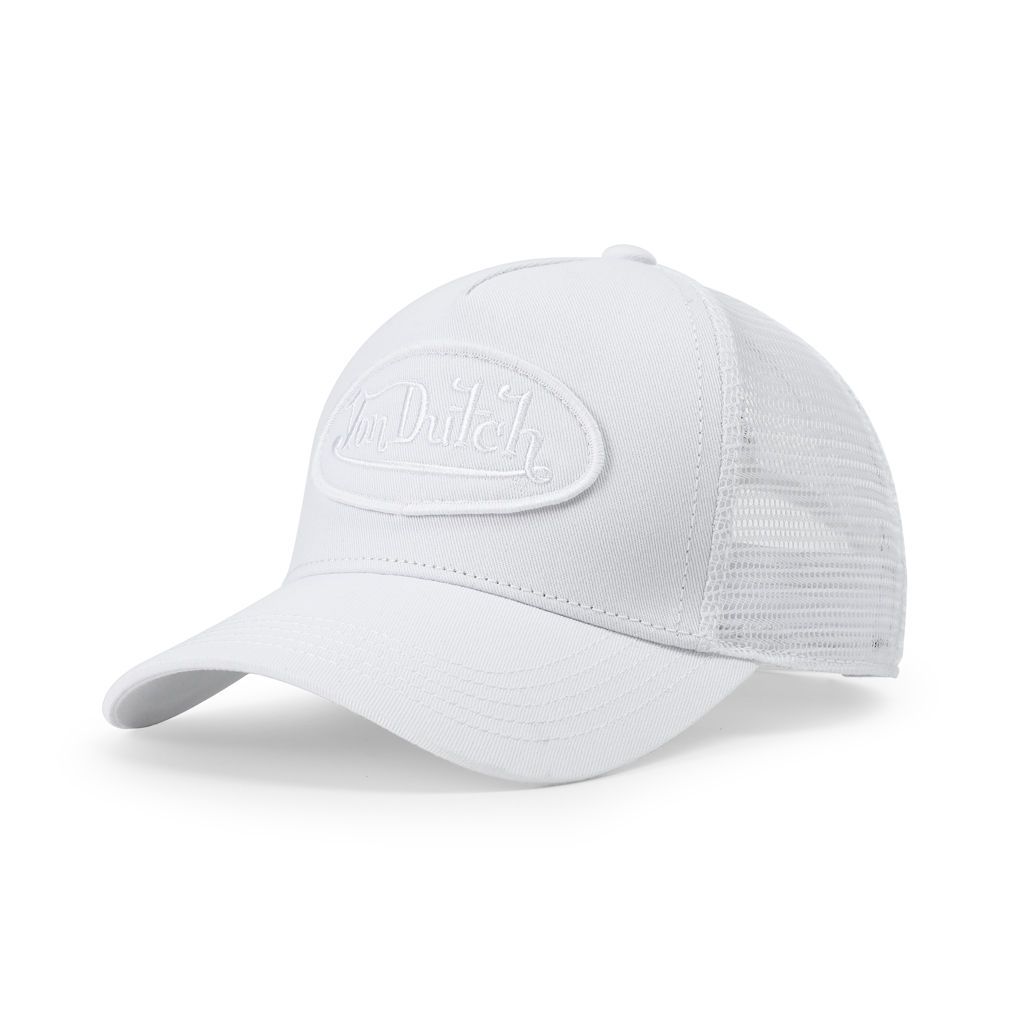 Von Dutch Kids Classic Trucker Hat - Triple White - Image 6
