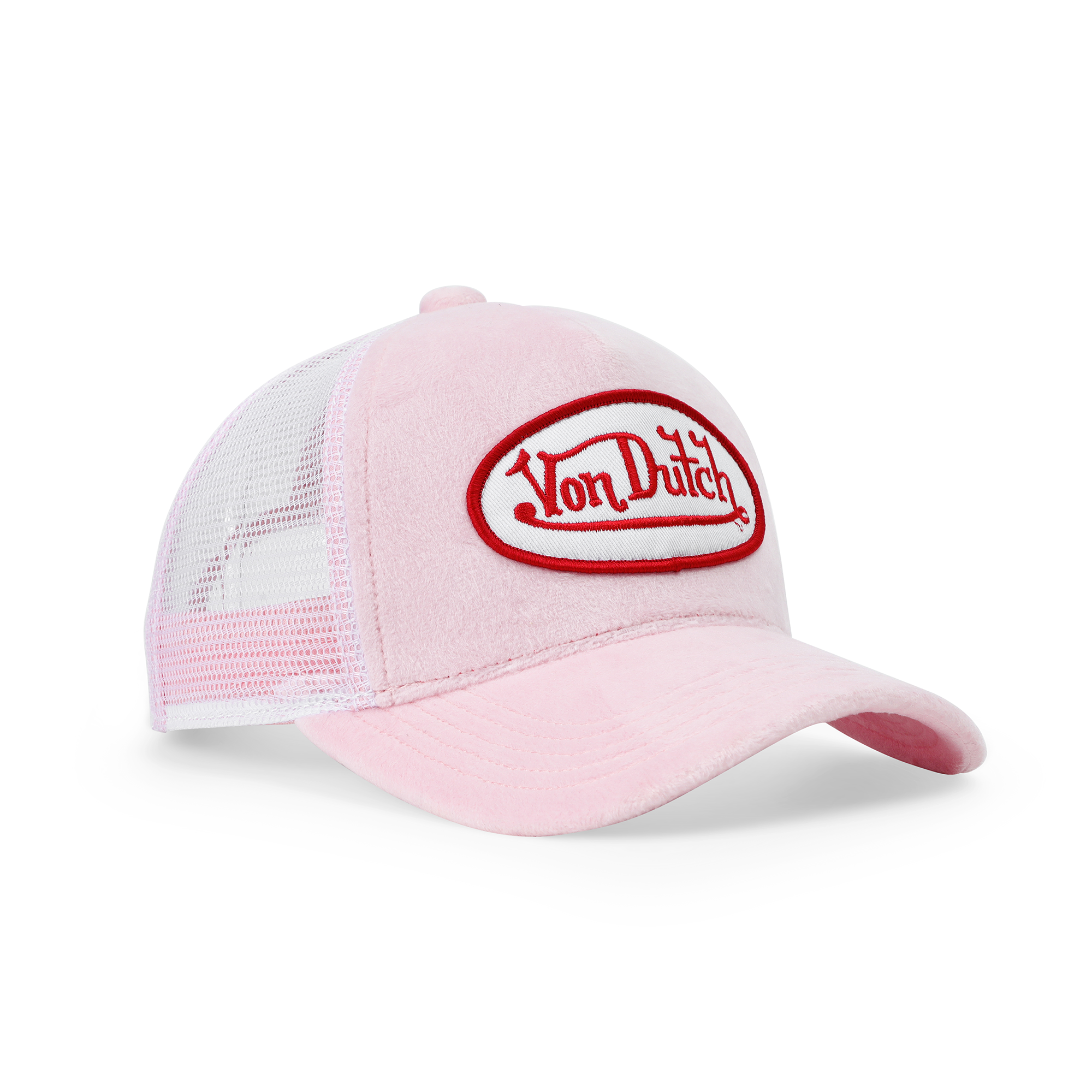 Von Dutch Kids Velvet Trucker Hat - Pink Crush - Image 5