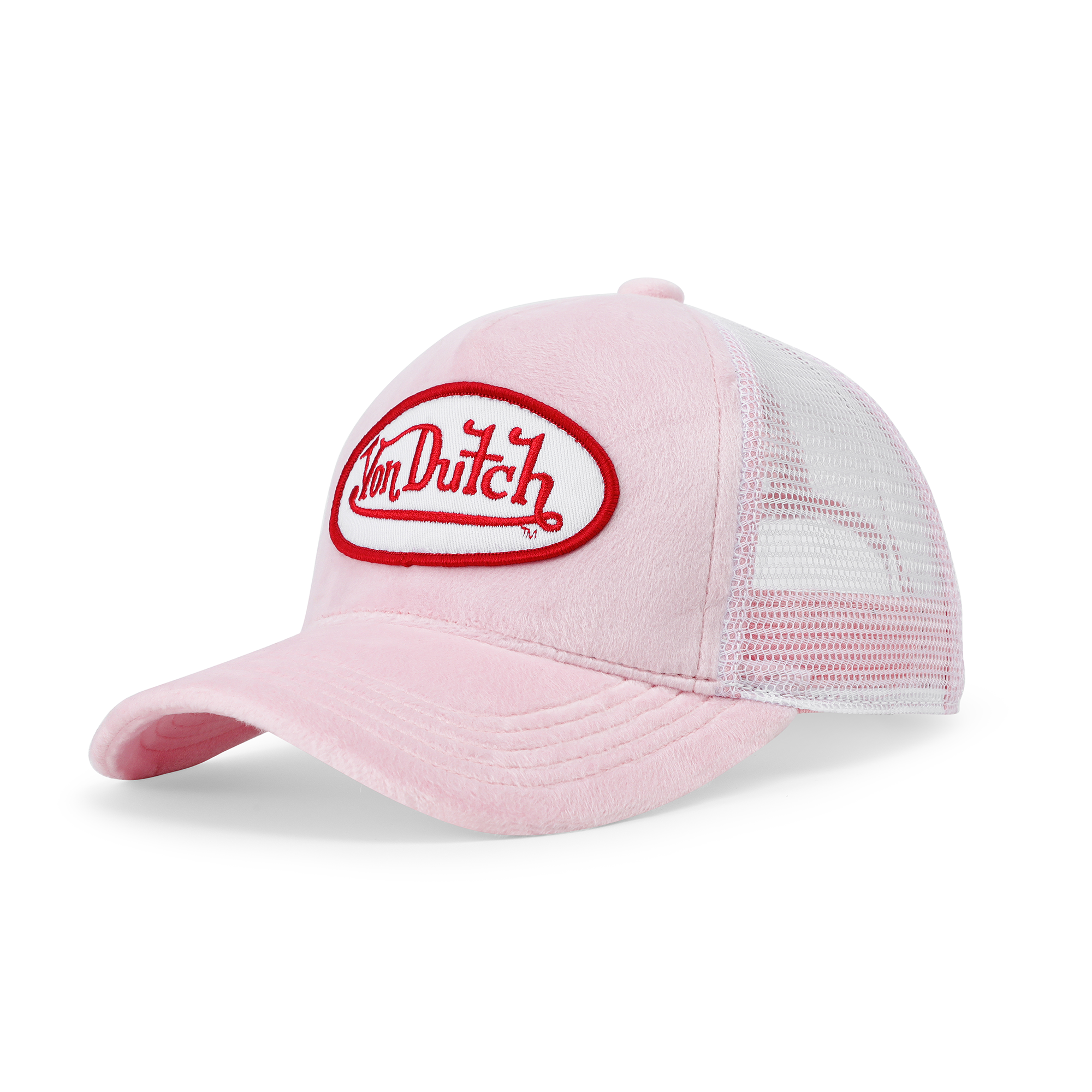 Von Dutch Kids Velvet Trucker Hat - Pink Crush - Image 7