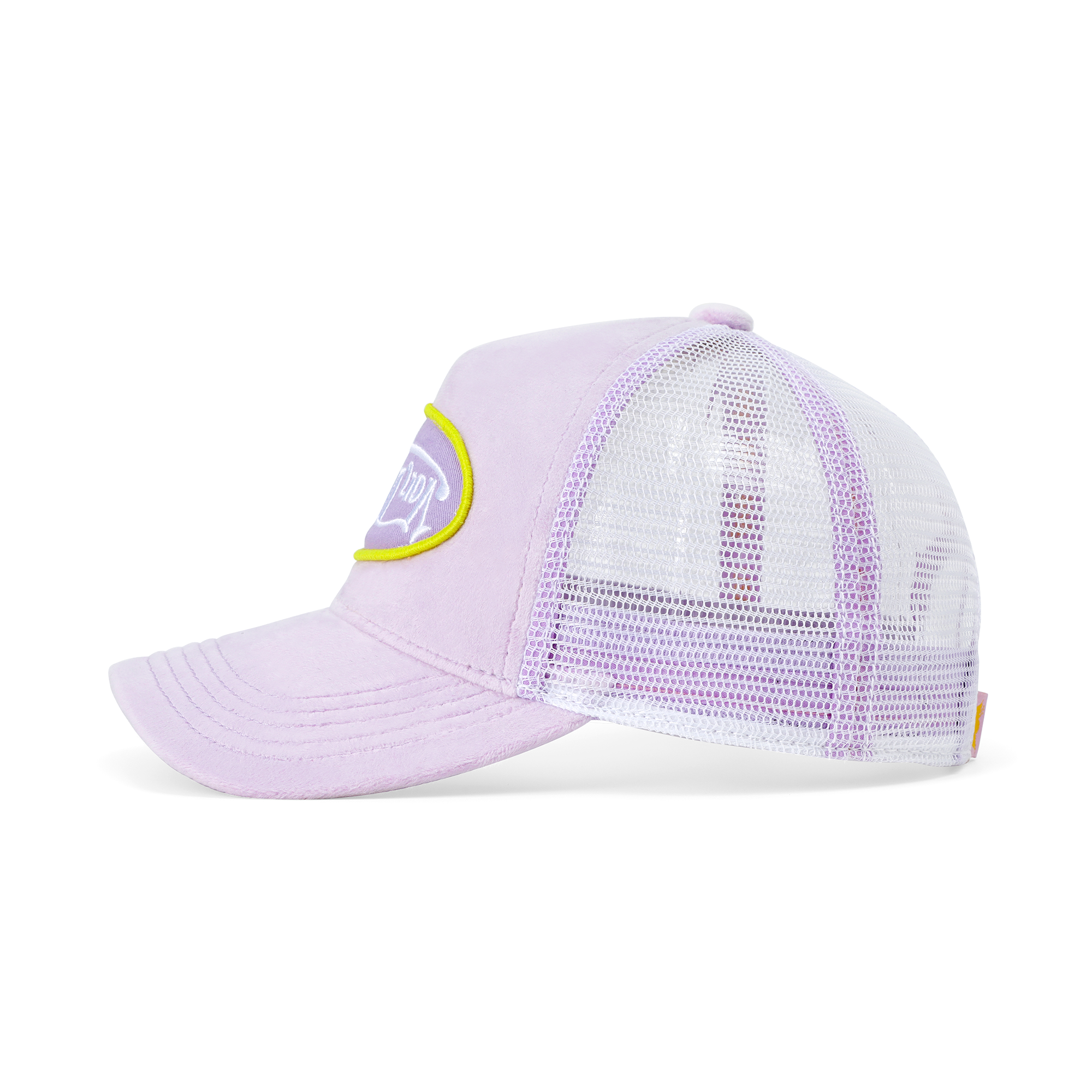 Von Dutch Kids Velvet Trucker Hat - Light Purple - Image 2
