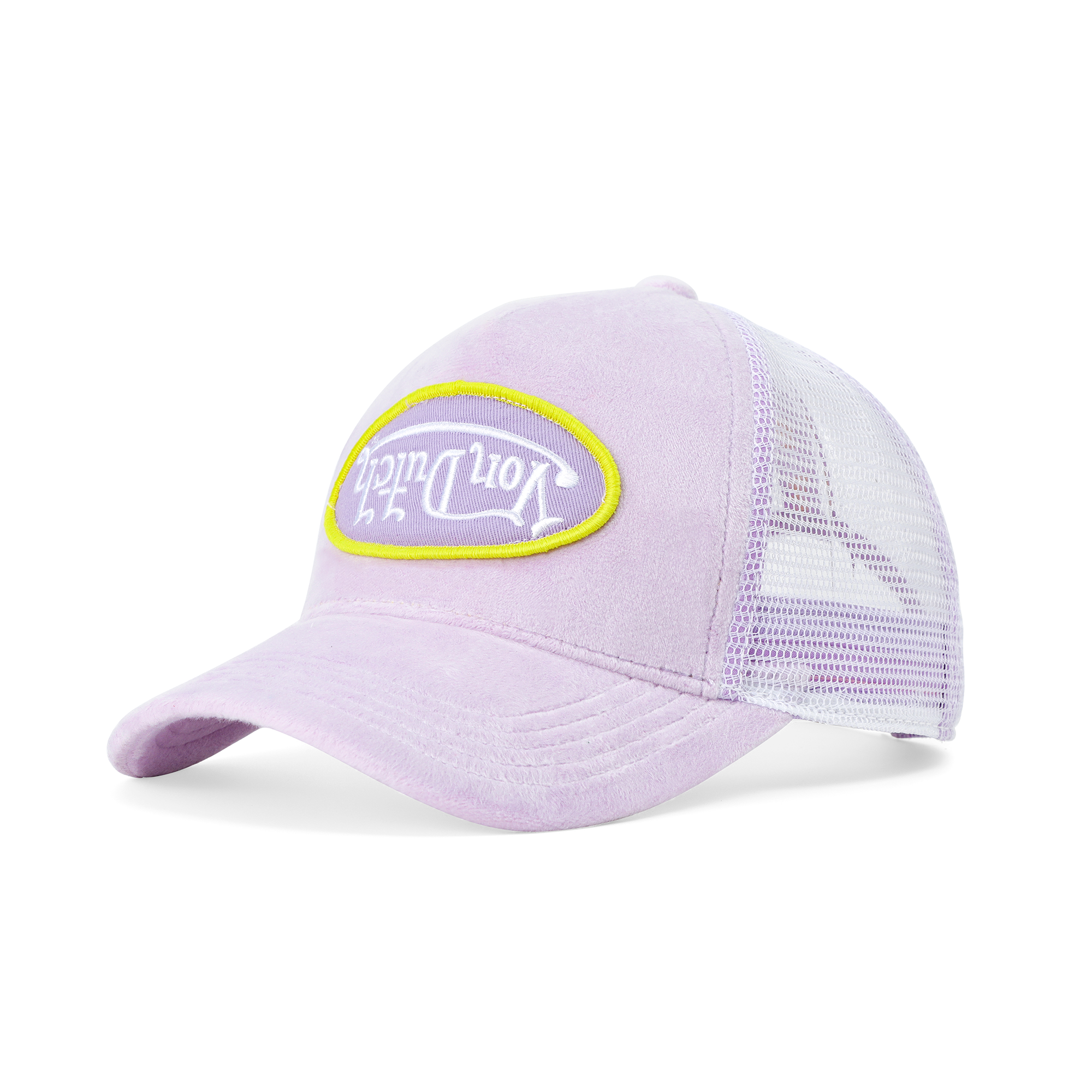 Von Dutch Kids Velvet Trucker Hat - Light Purple - Image 5